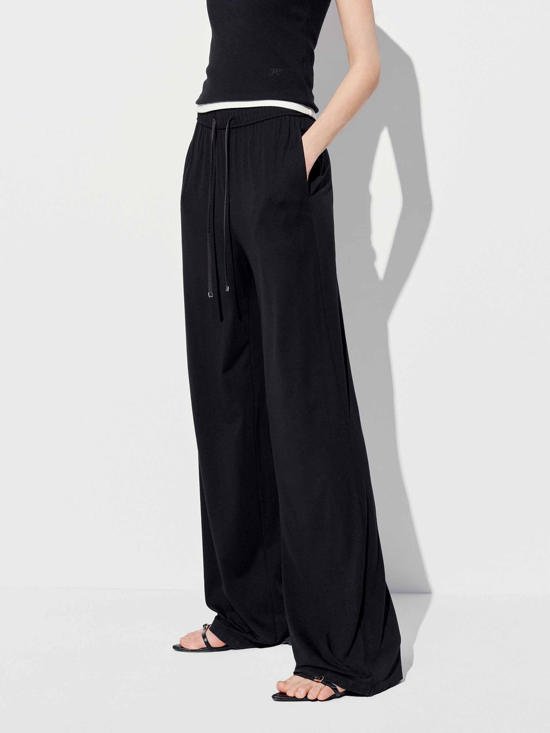 Side Pockets Drawstring Trousers - Image 7