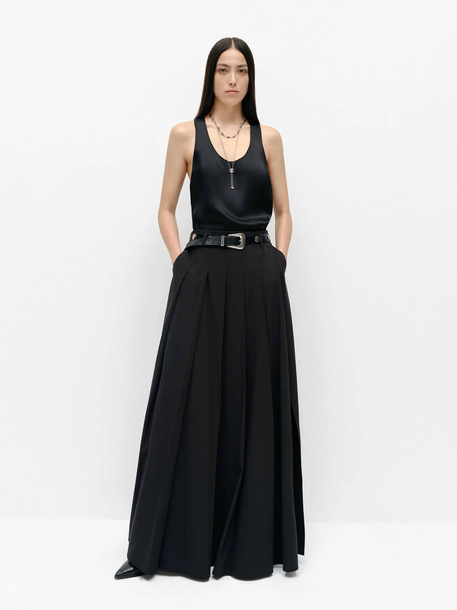 Side Slit Maxi Skirt - Image 3