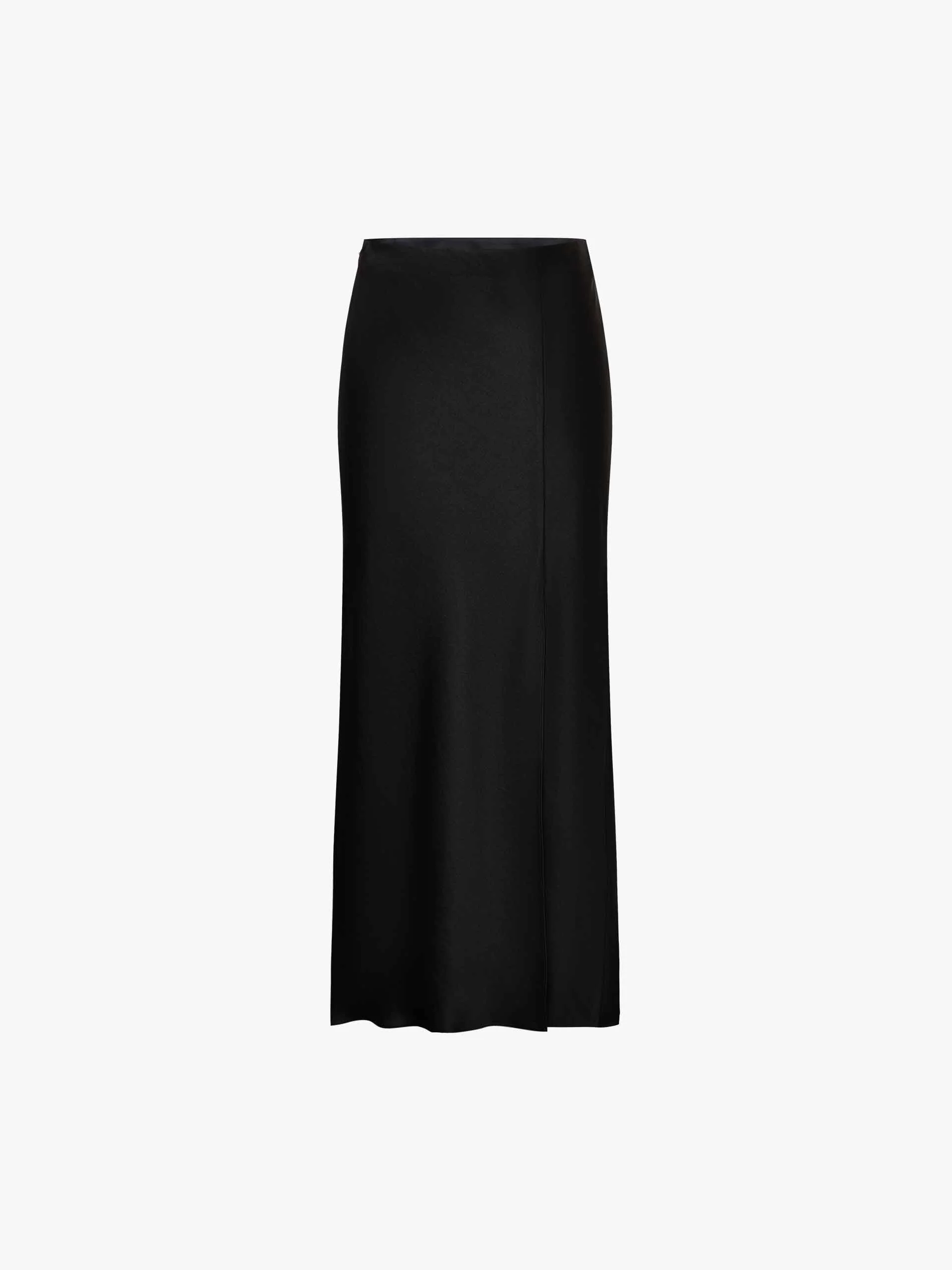 Side Slit Satin Skirt - Image 20