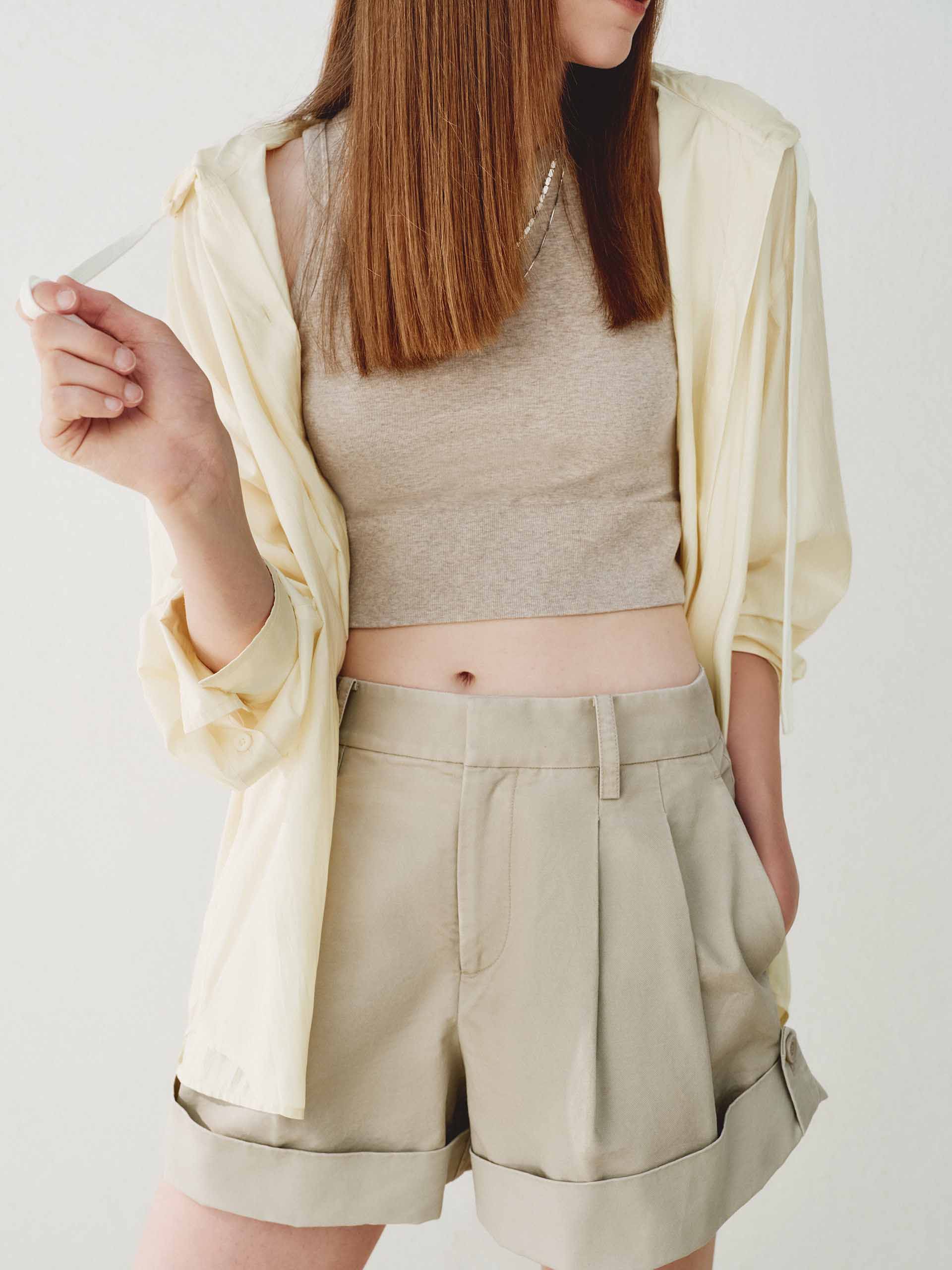 Silk Blend Hooded Shirt - Image 16
