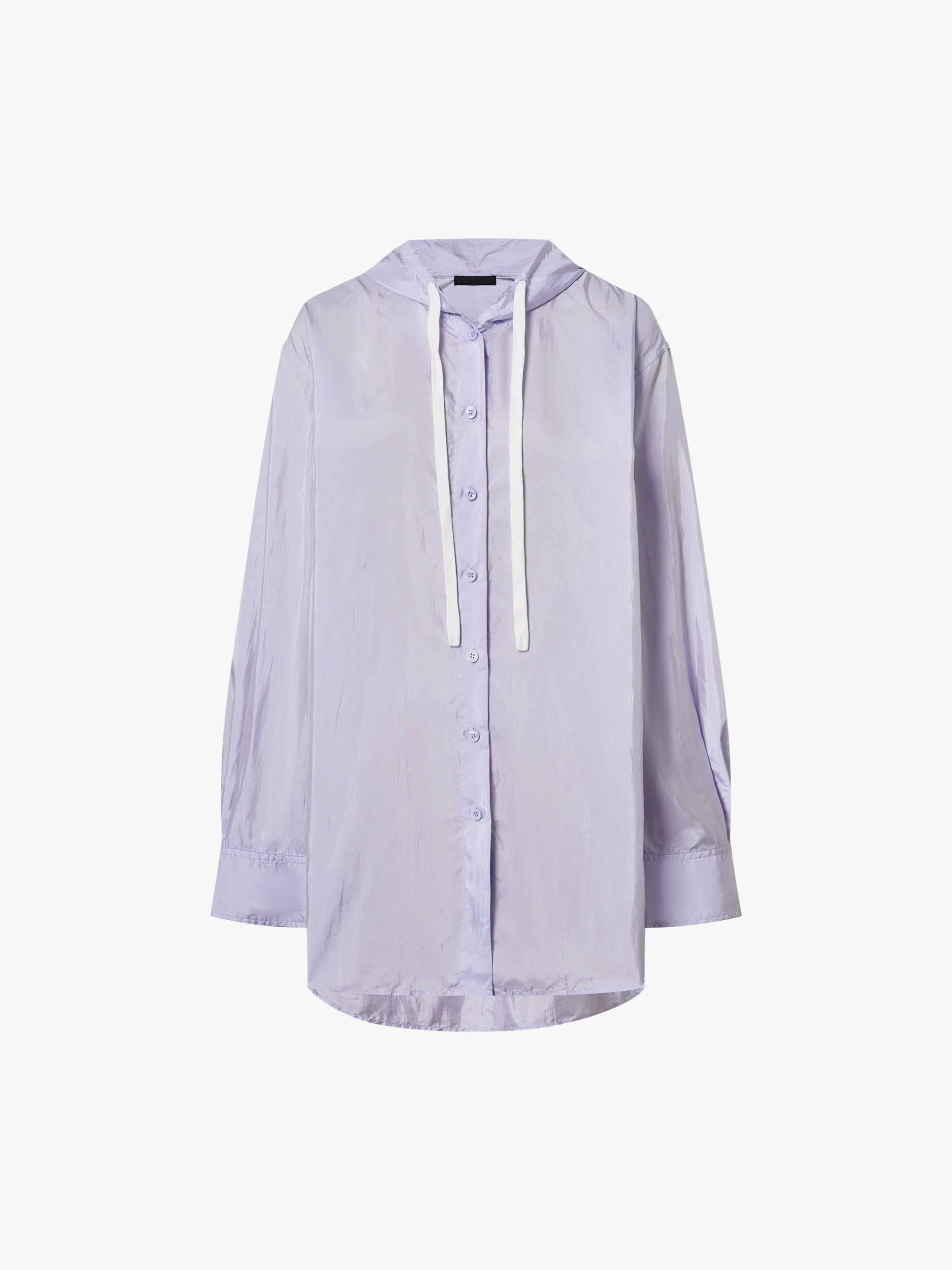 Silk Blend Hooded Shirt - Image 21