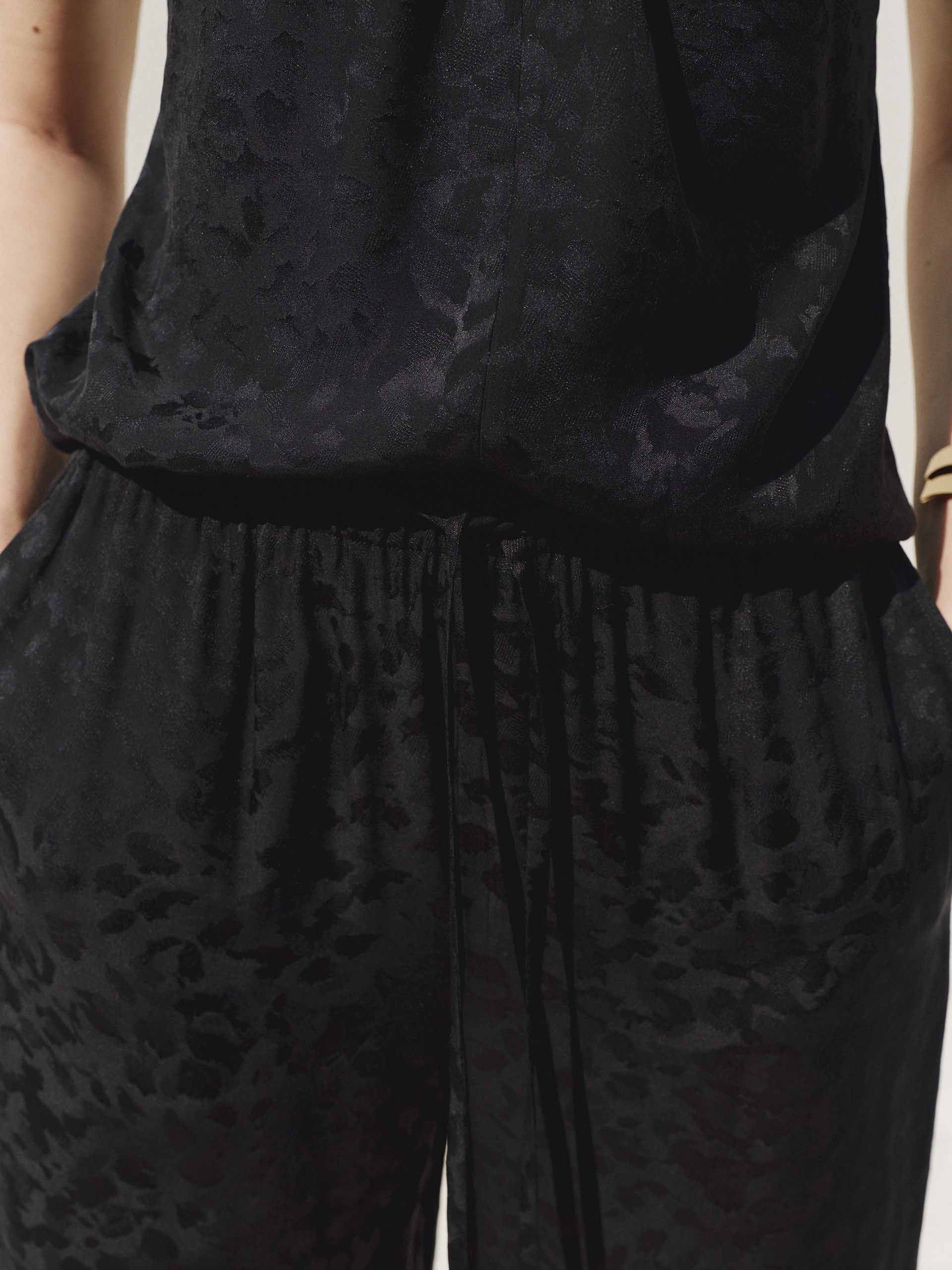 Silk Blend Jacquard Pants - Image 6