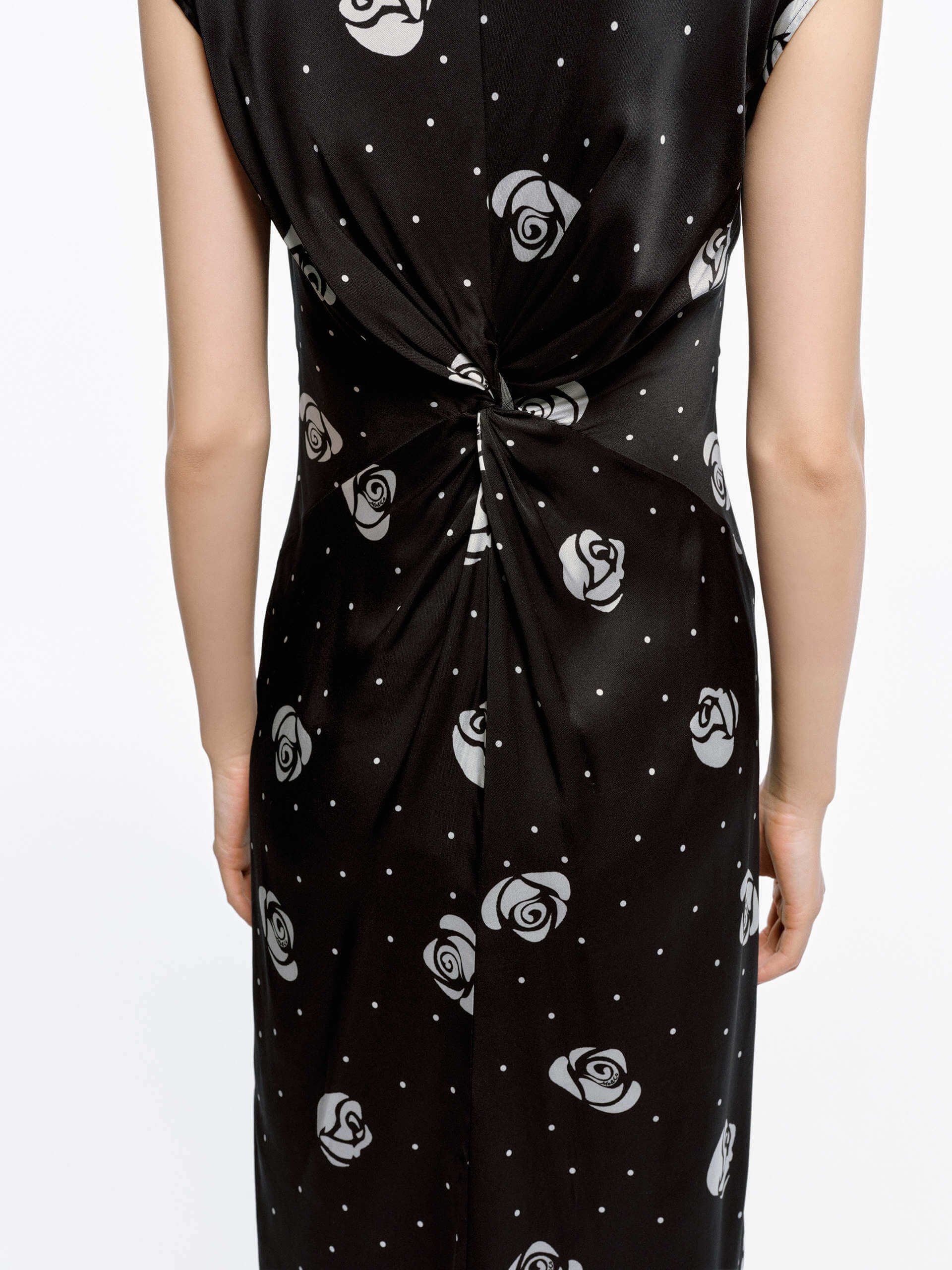 Silk Blend Satin Dress - Image 6