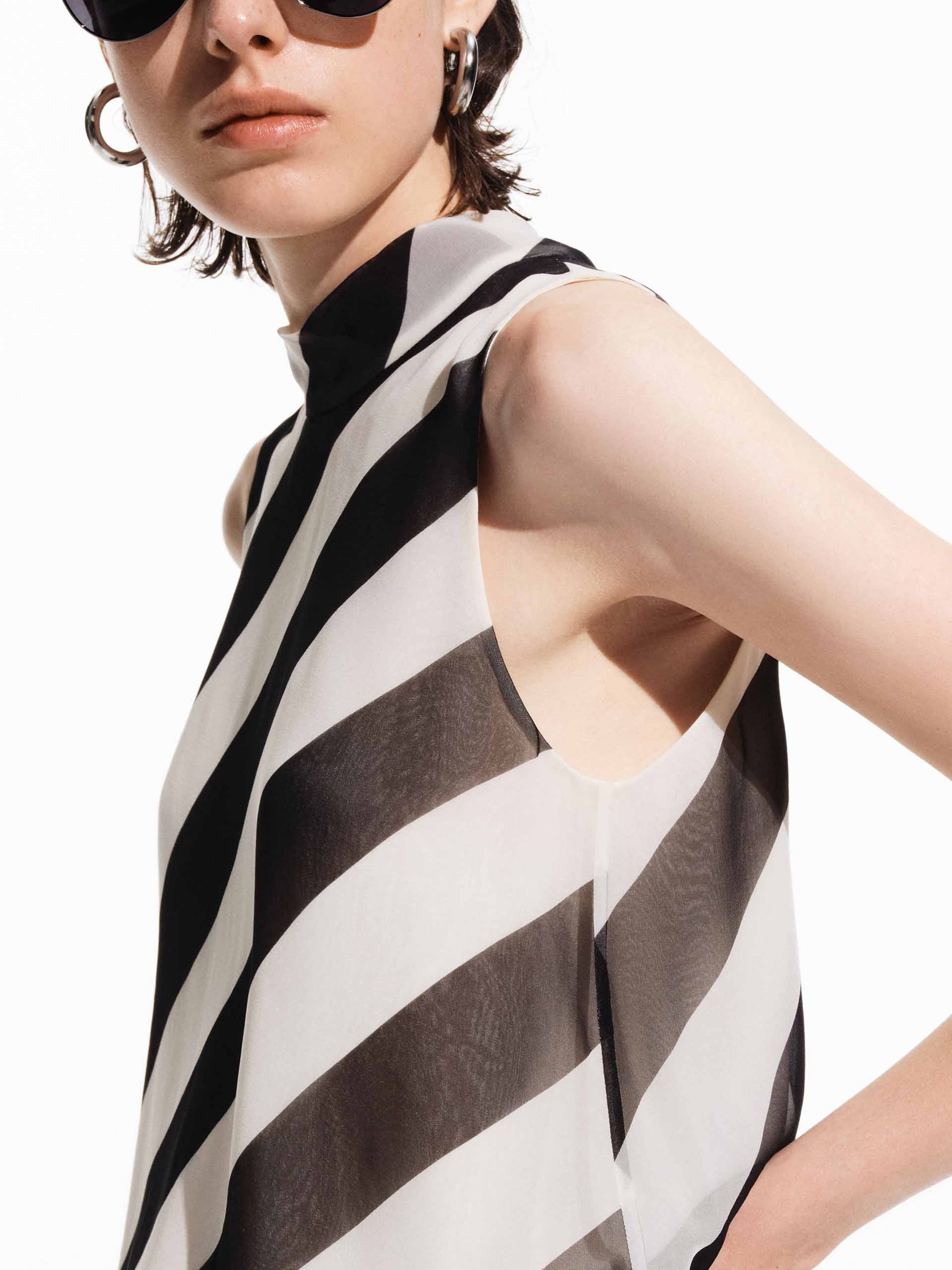 Silk Blend Sleeveless Top - Image 7