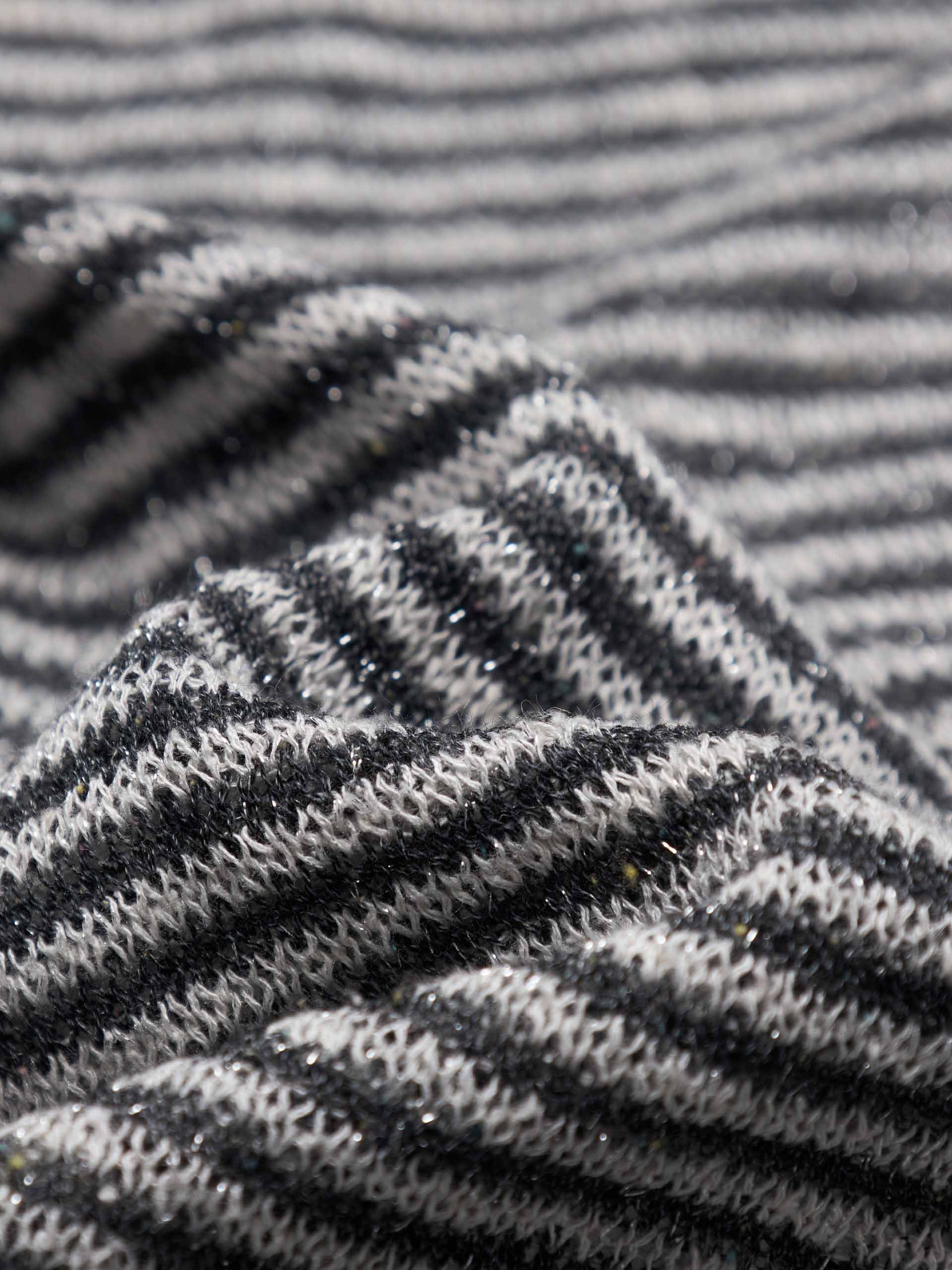 Silk Blend Striped Knit Top - Image 4