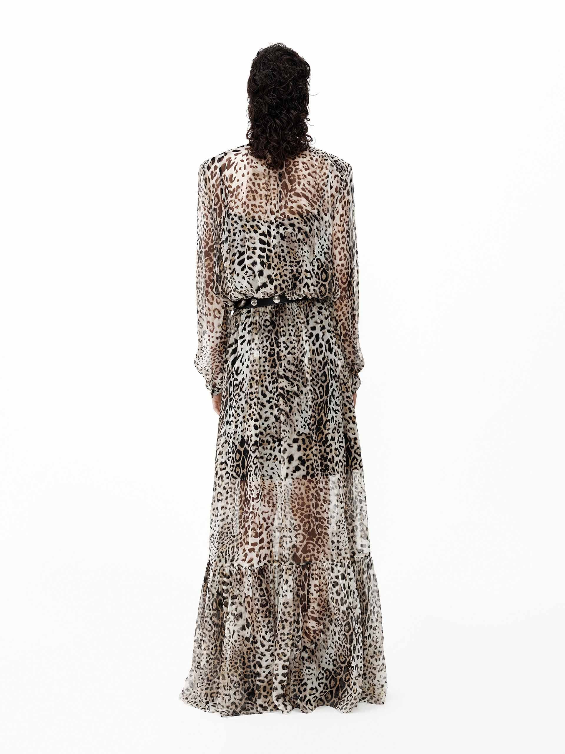 Silk Chiffon Maxi Dress - Image 2