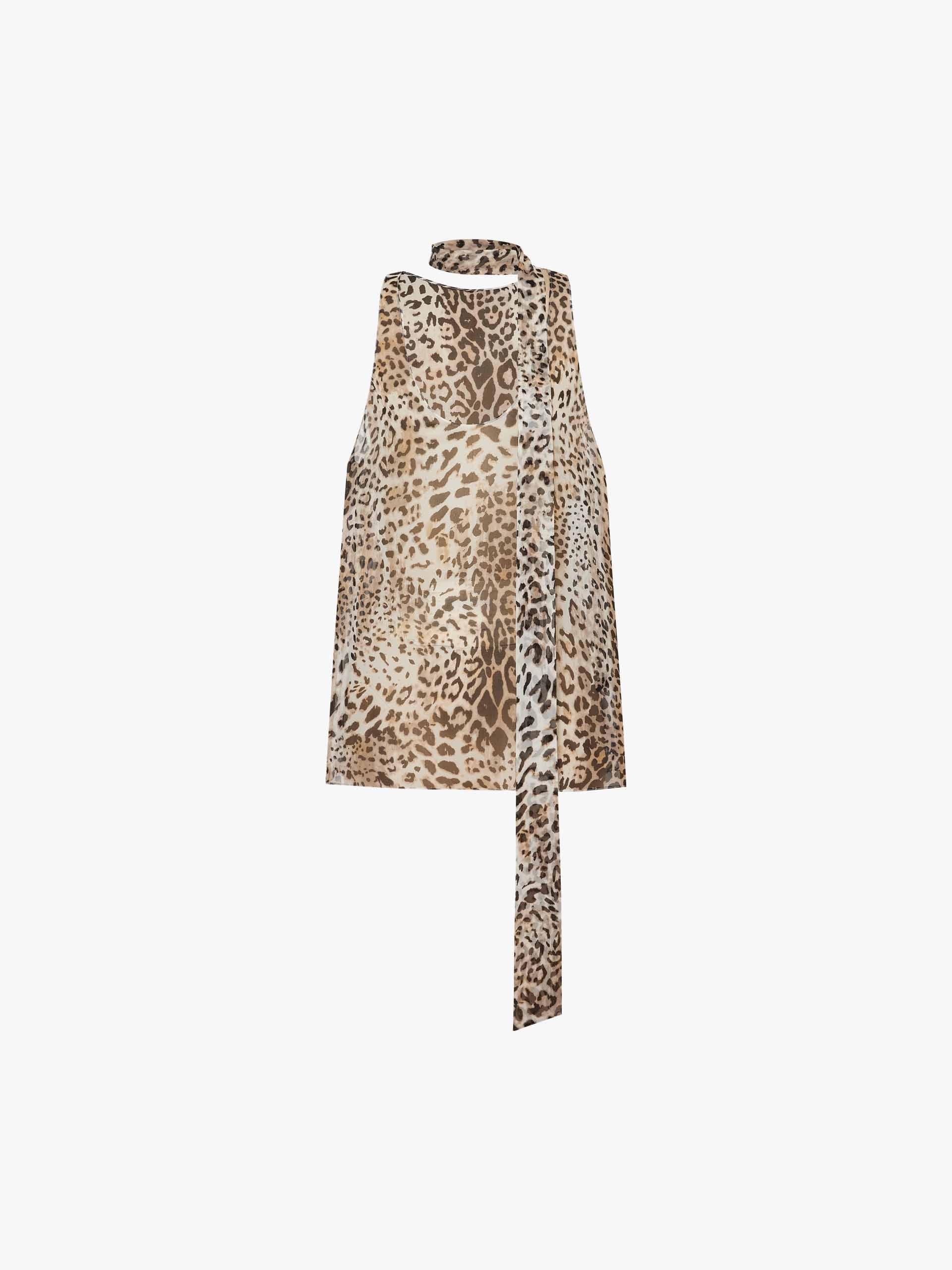 Silk Chiffon Tie Tank - Image 5