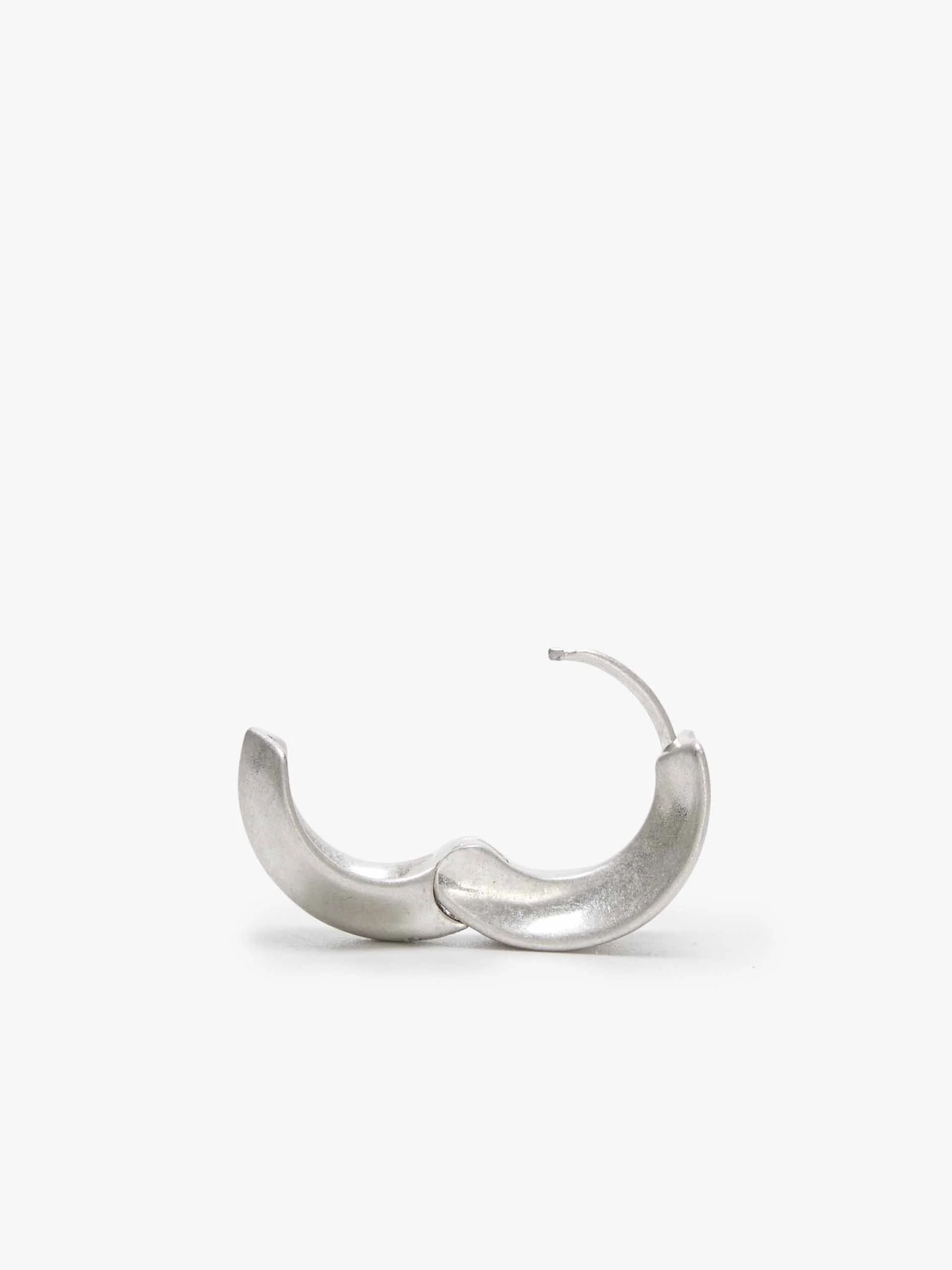 Silver Hoop Earrings - Image 4
