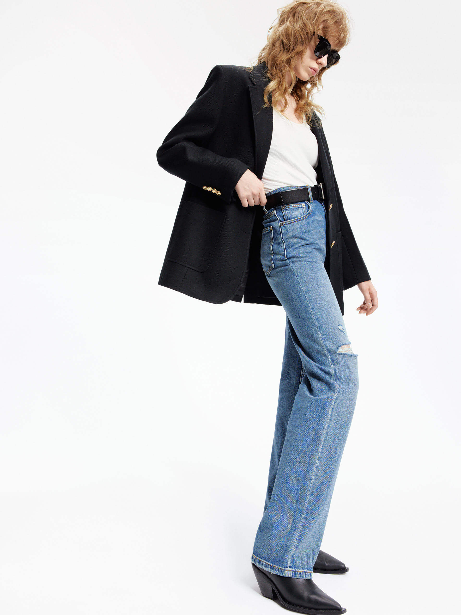 Single Breasted Tailored Blazer - Image 3