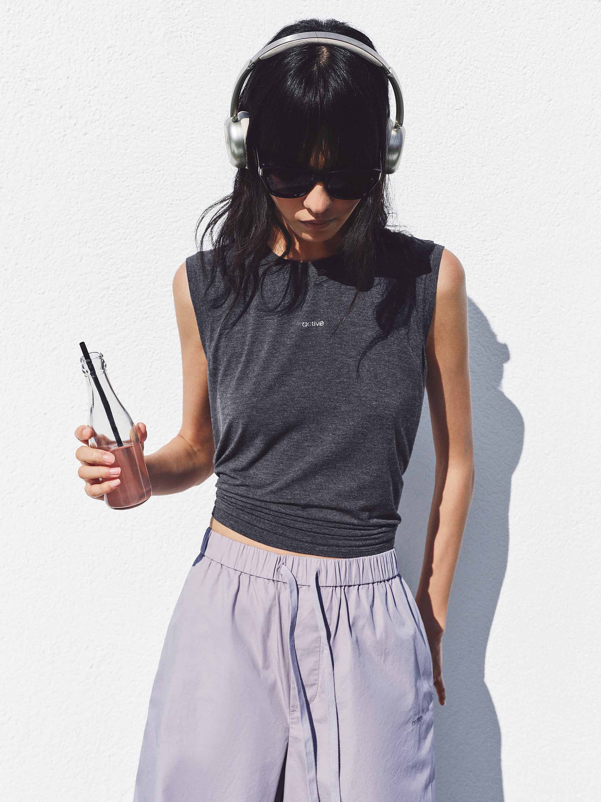 Sleeveless Back Tie Top - Image 6