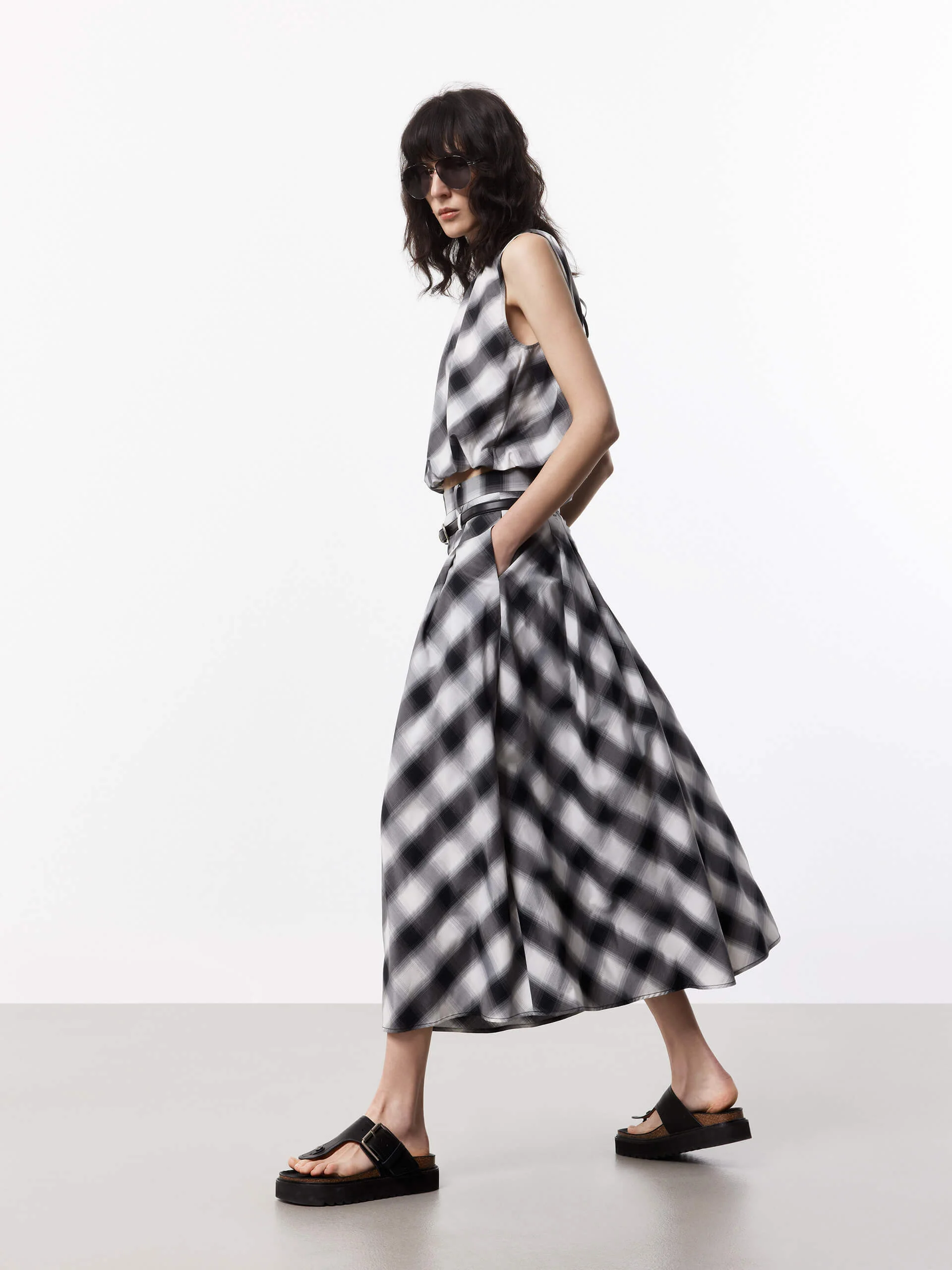 Sleeveless Checkered Top - Image 3