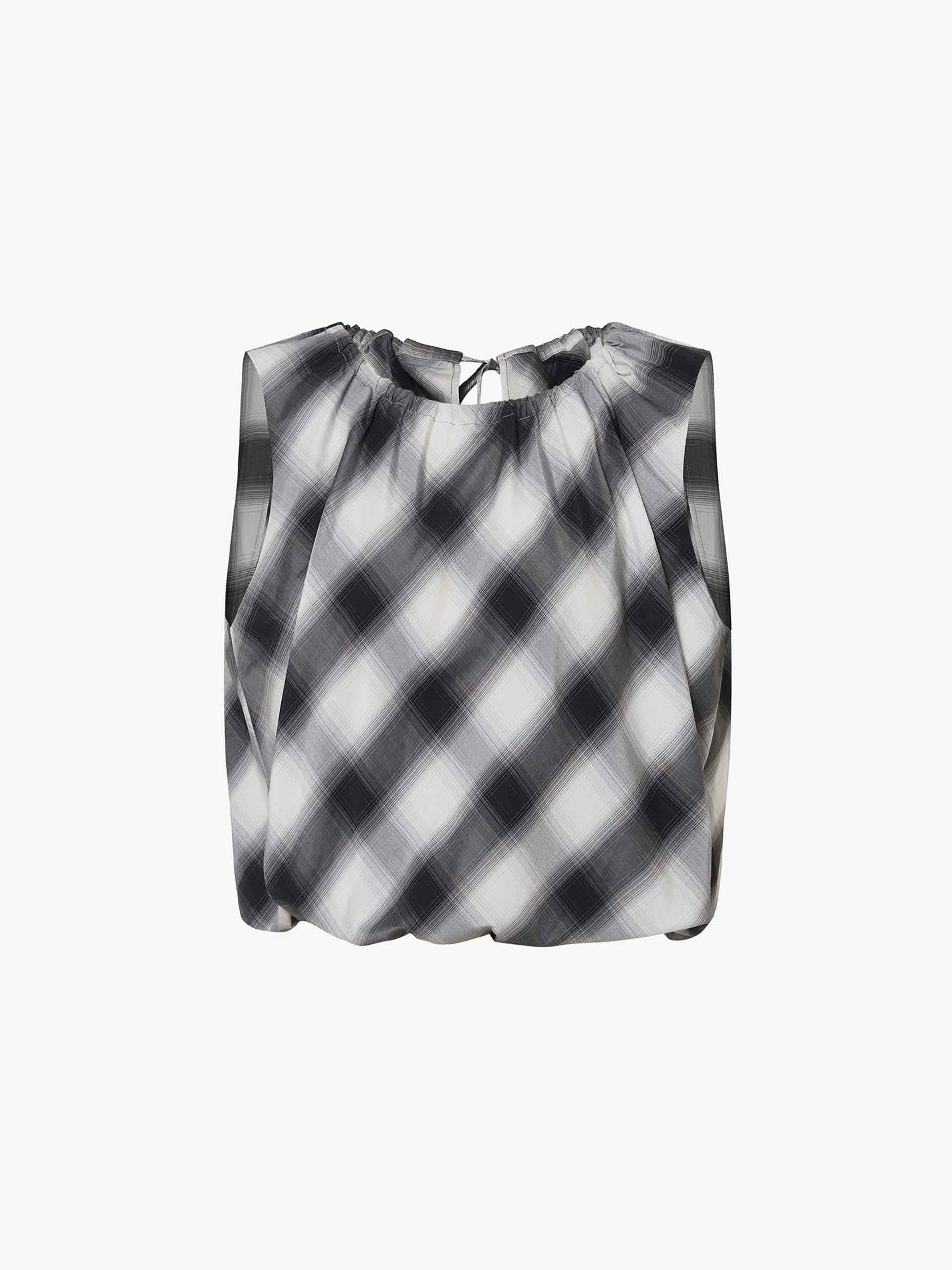 Sleeveless Checkered Top - Image 5