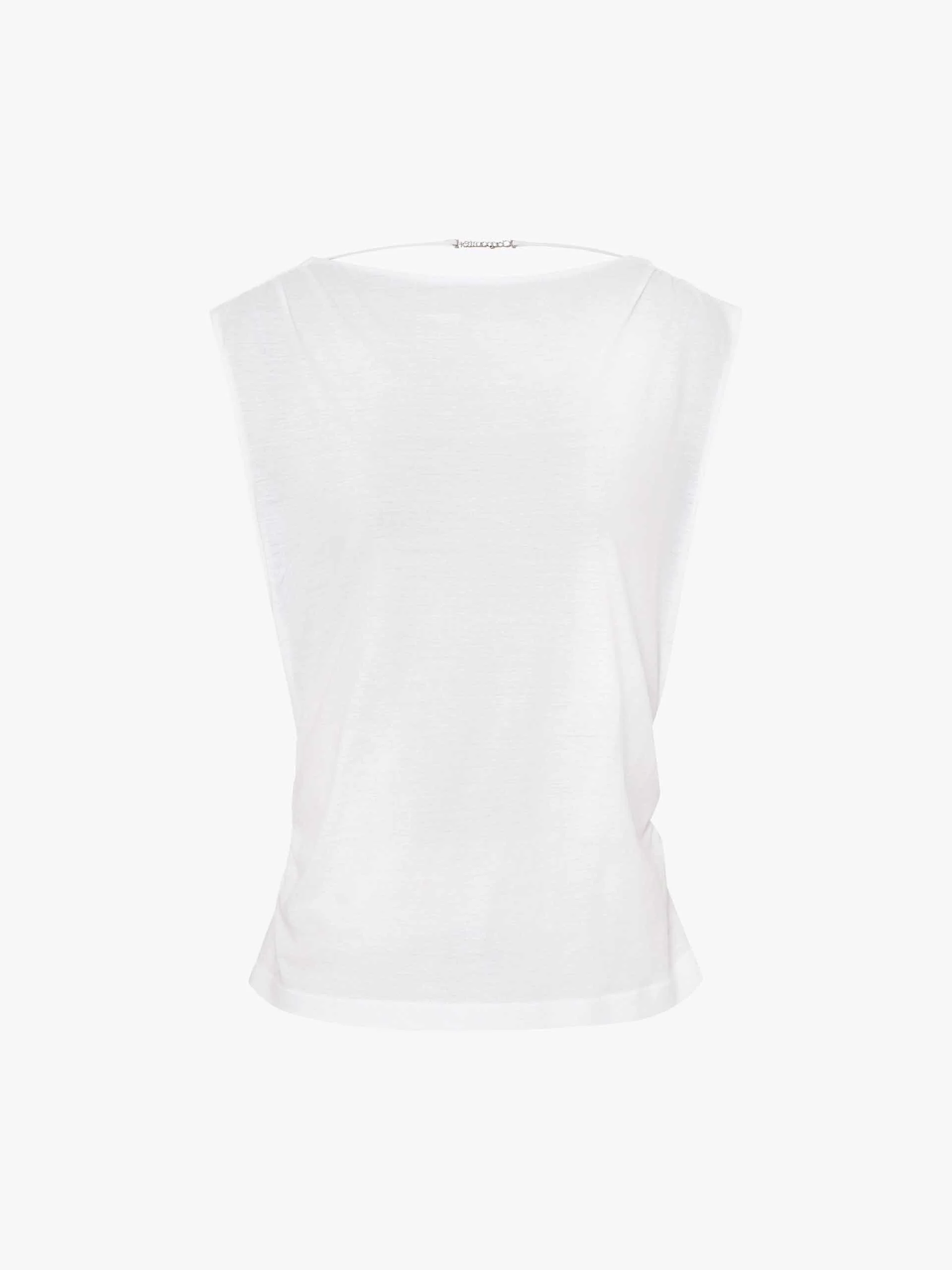 Sleeveless Cotton Blouse - Image 5