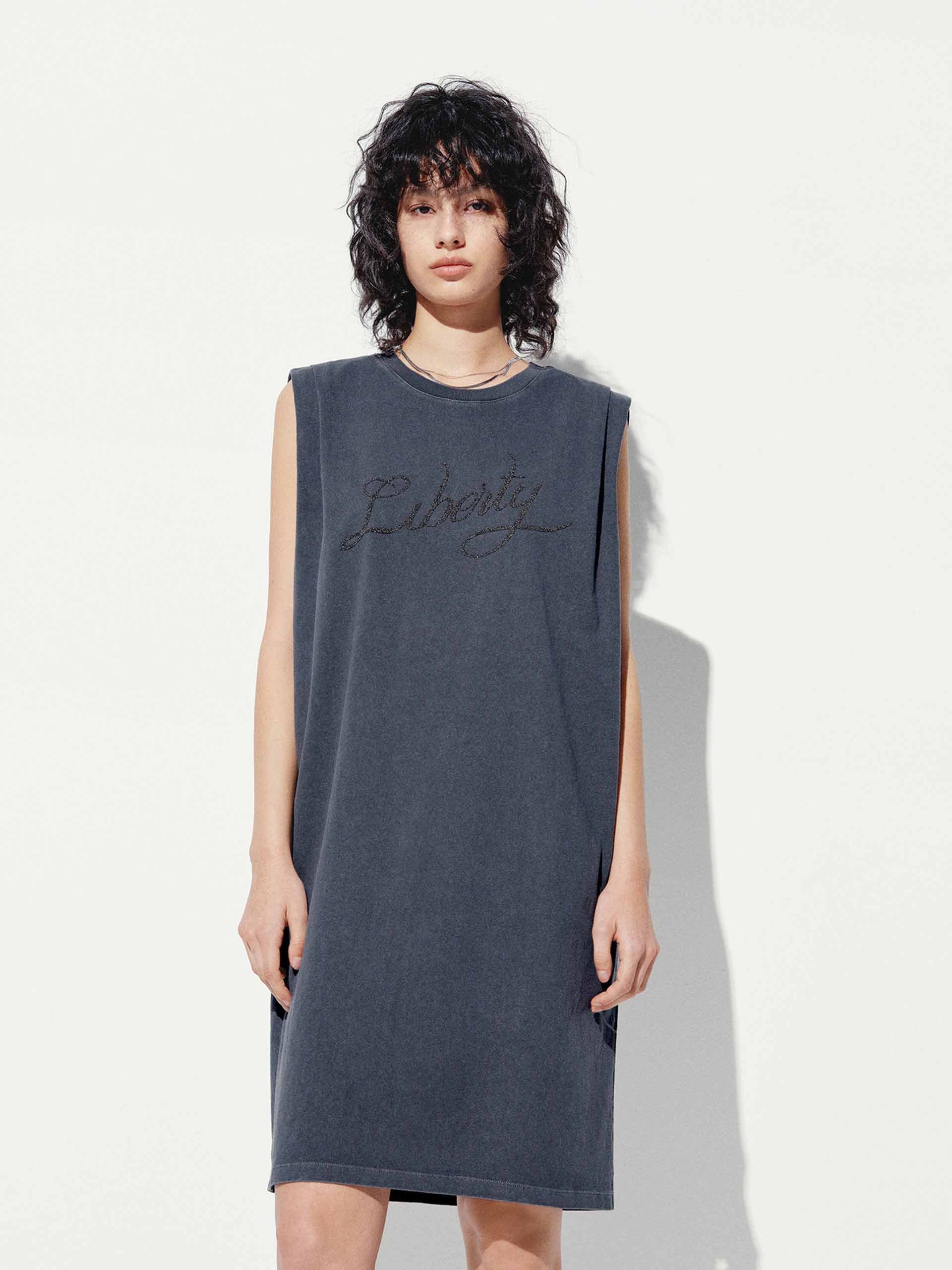 Sleeveless Cotton Dress