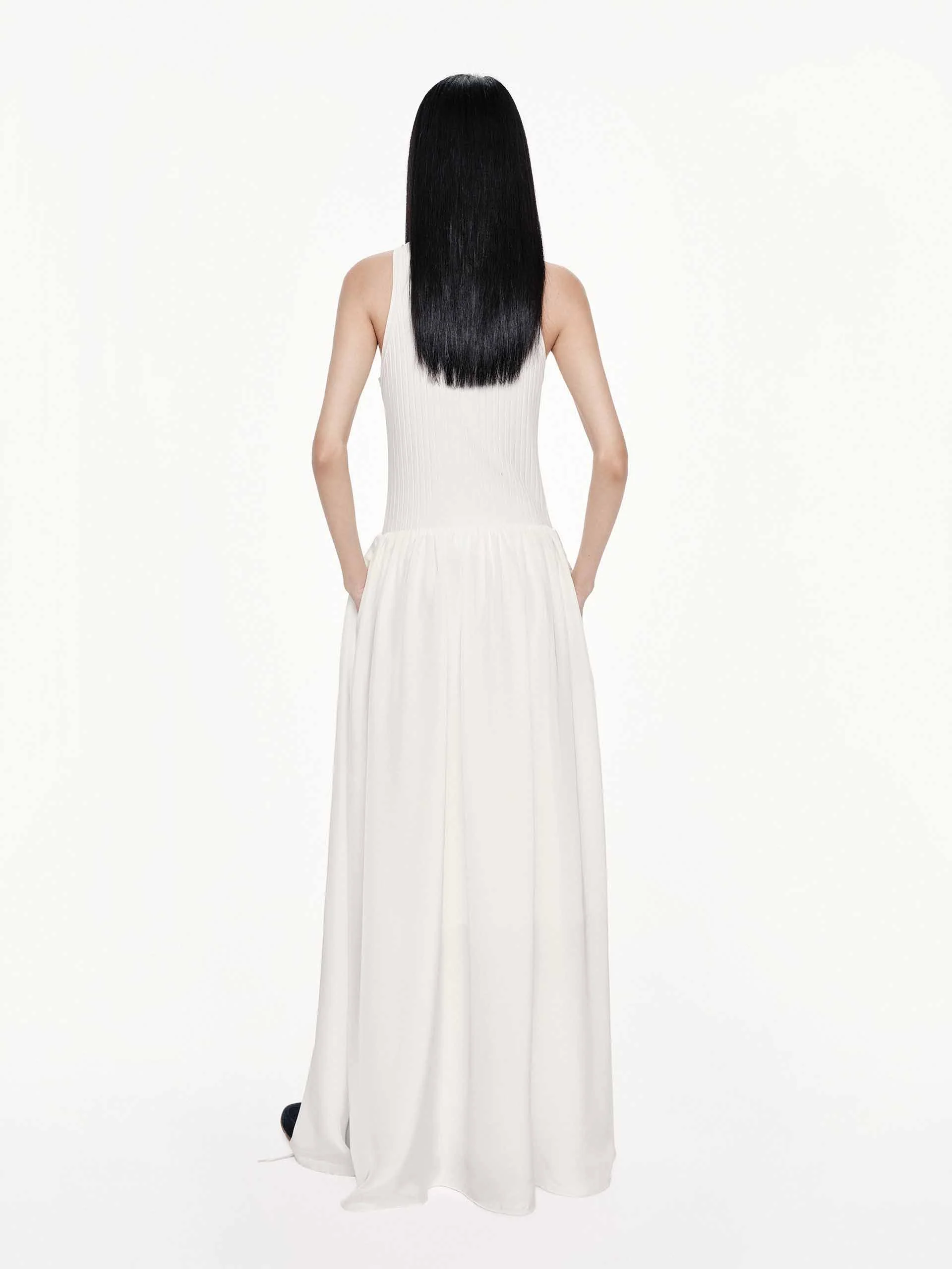 Sleeveless Paneled Tank Dress - Image 3