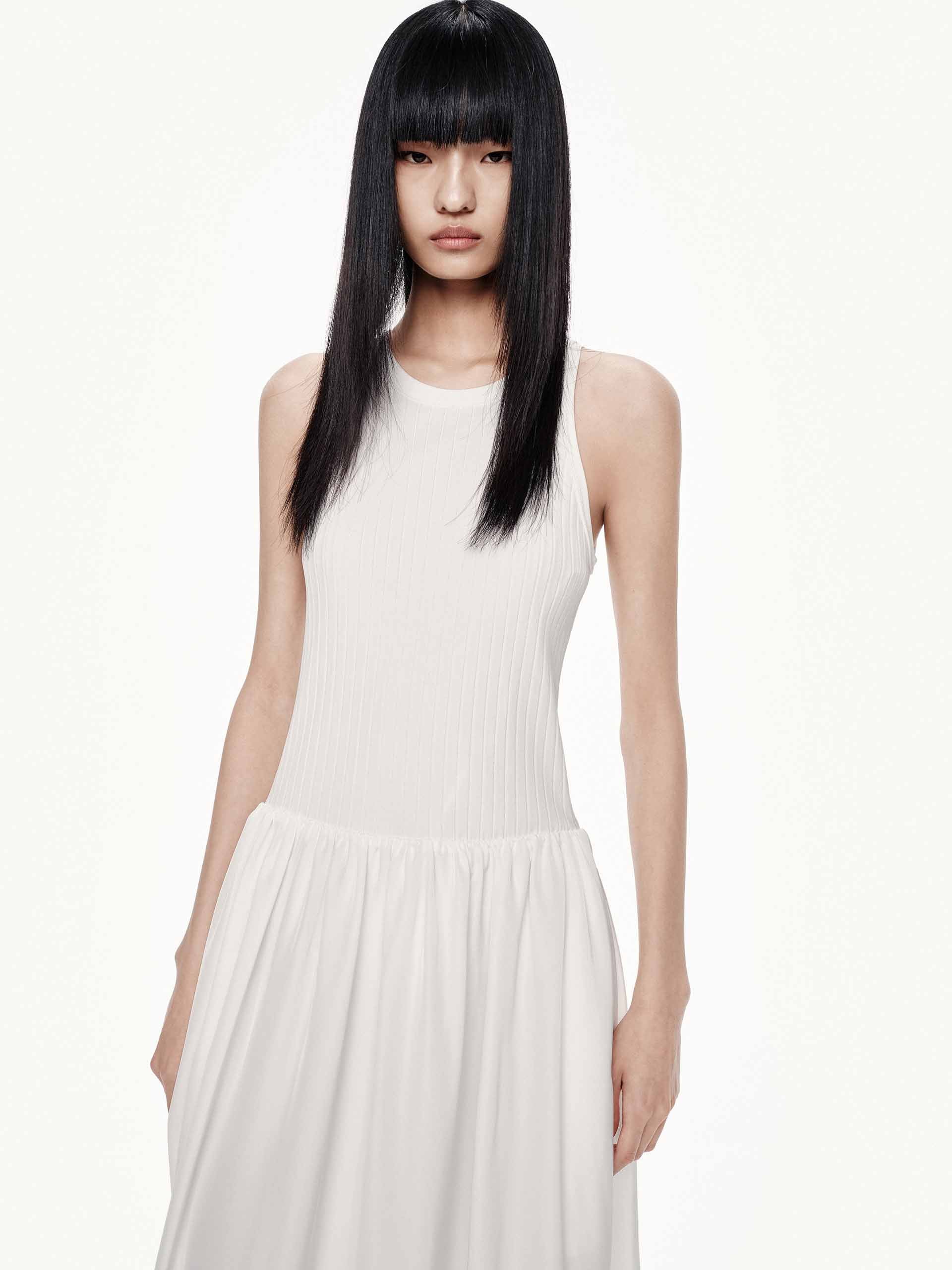 Sleeveless Paneled Tank Dress - Image 6