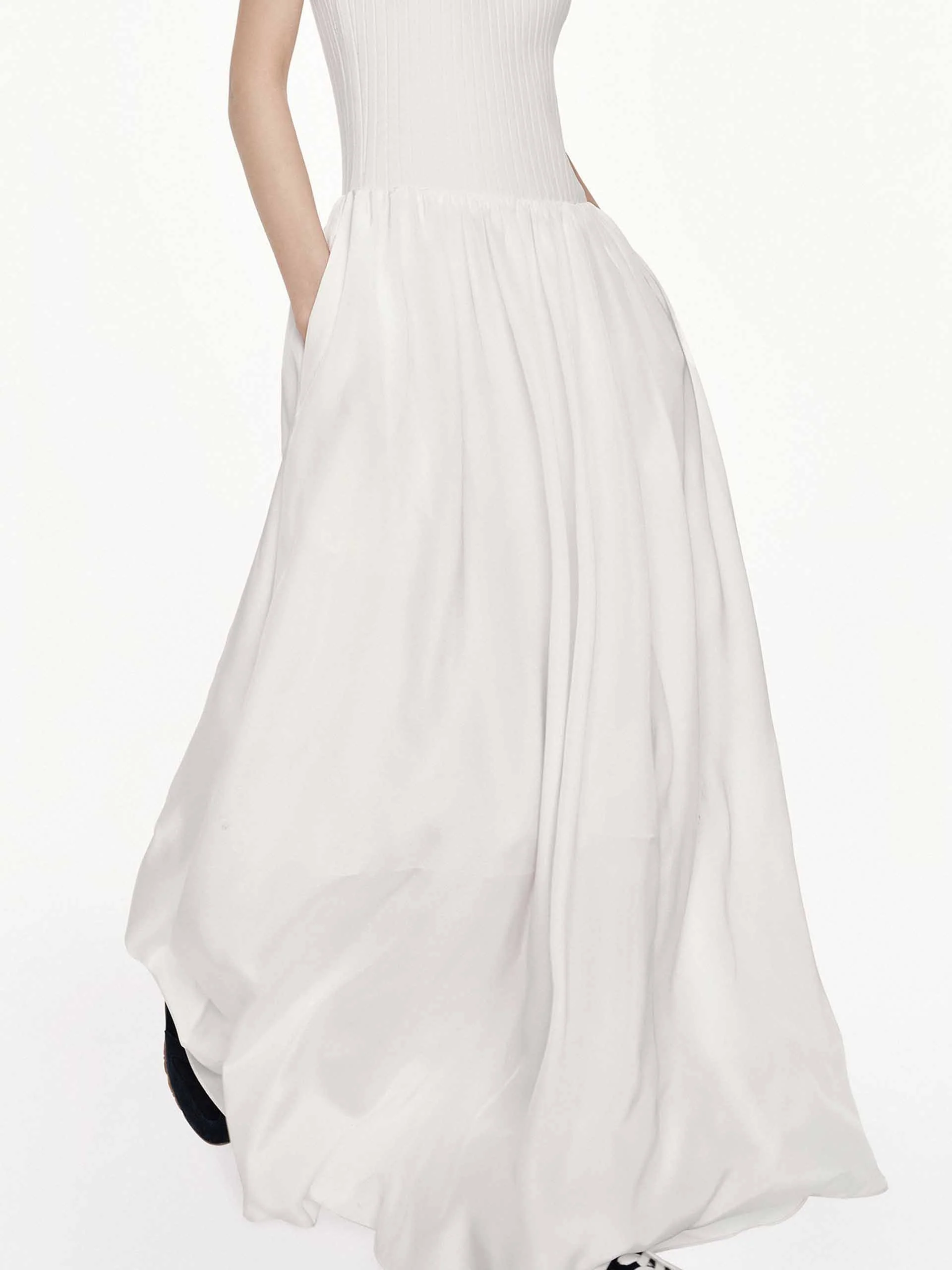 Sleeveless Paneled Tank Dress - Image 8