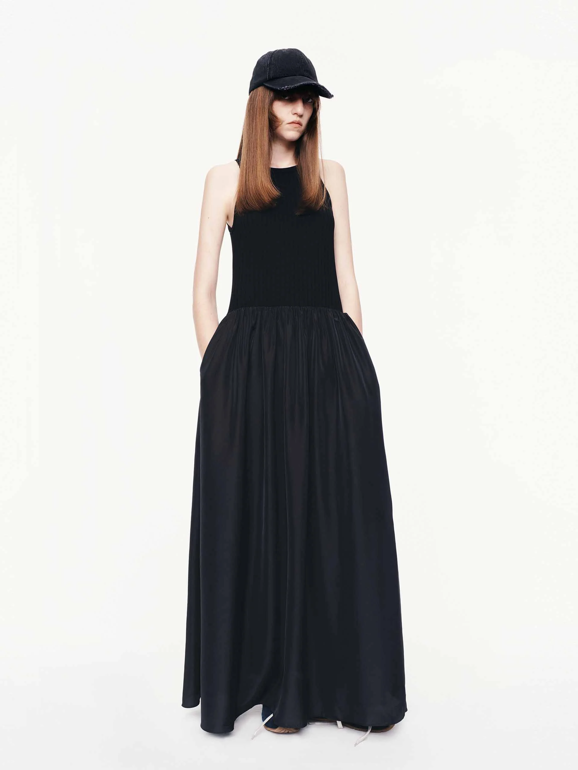 Sleeveless Paneled Tank Dress - Image 9