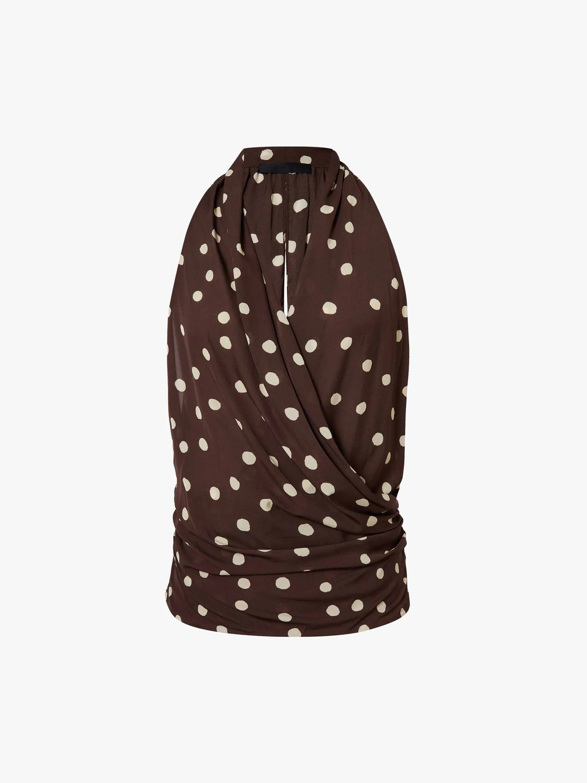 Sleeveless Polka-Dot Top - Image 5