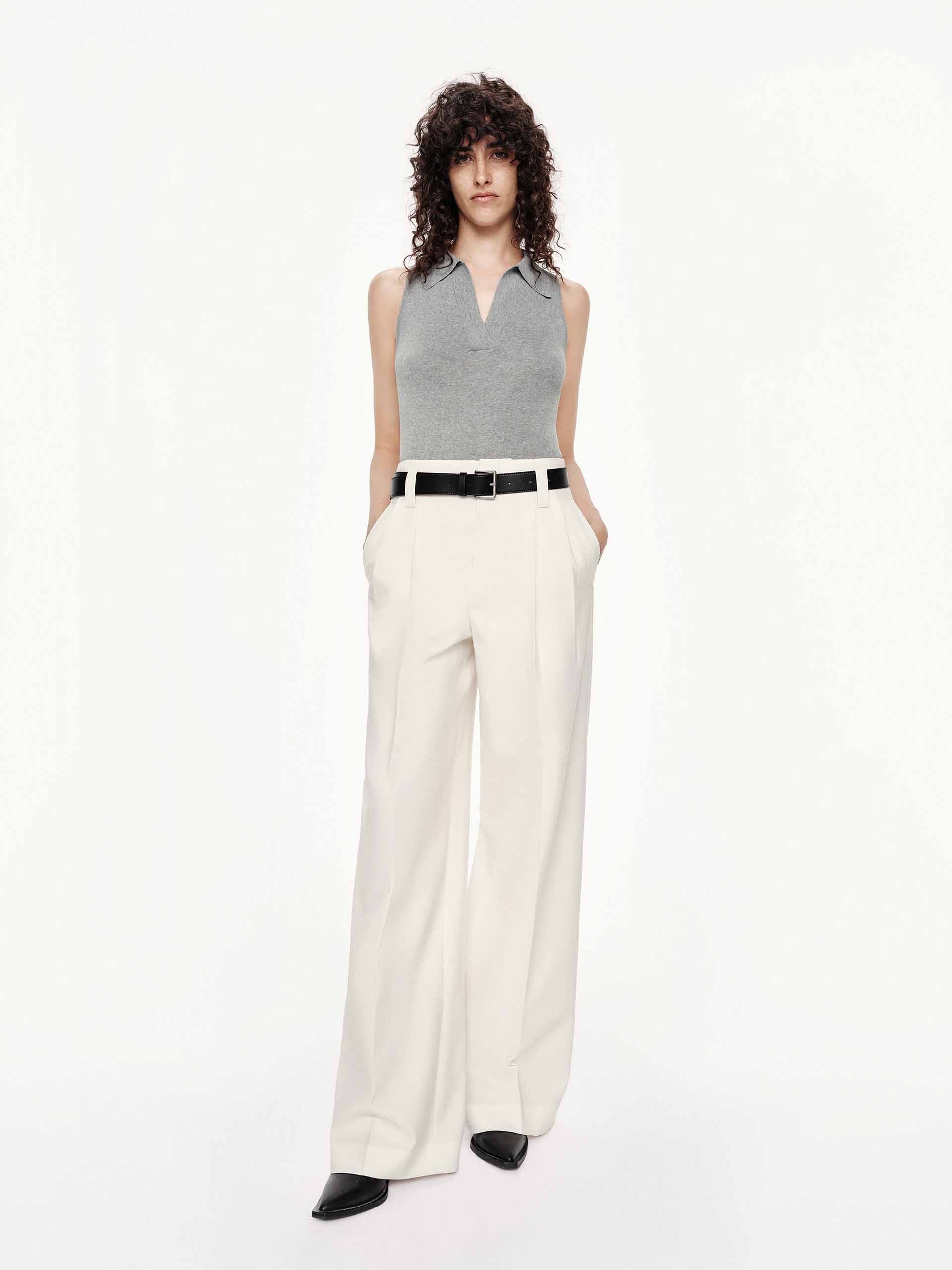 Sleeveless Polo Top - Image 10