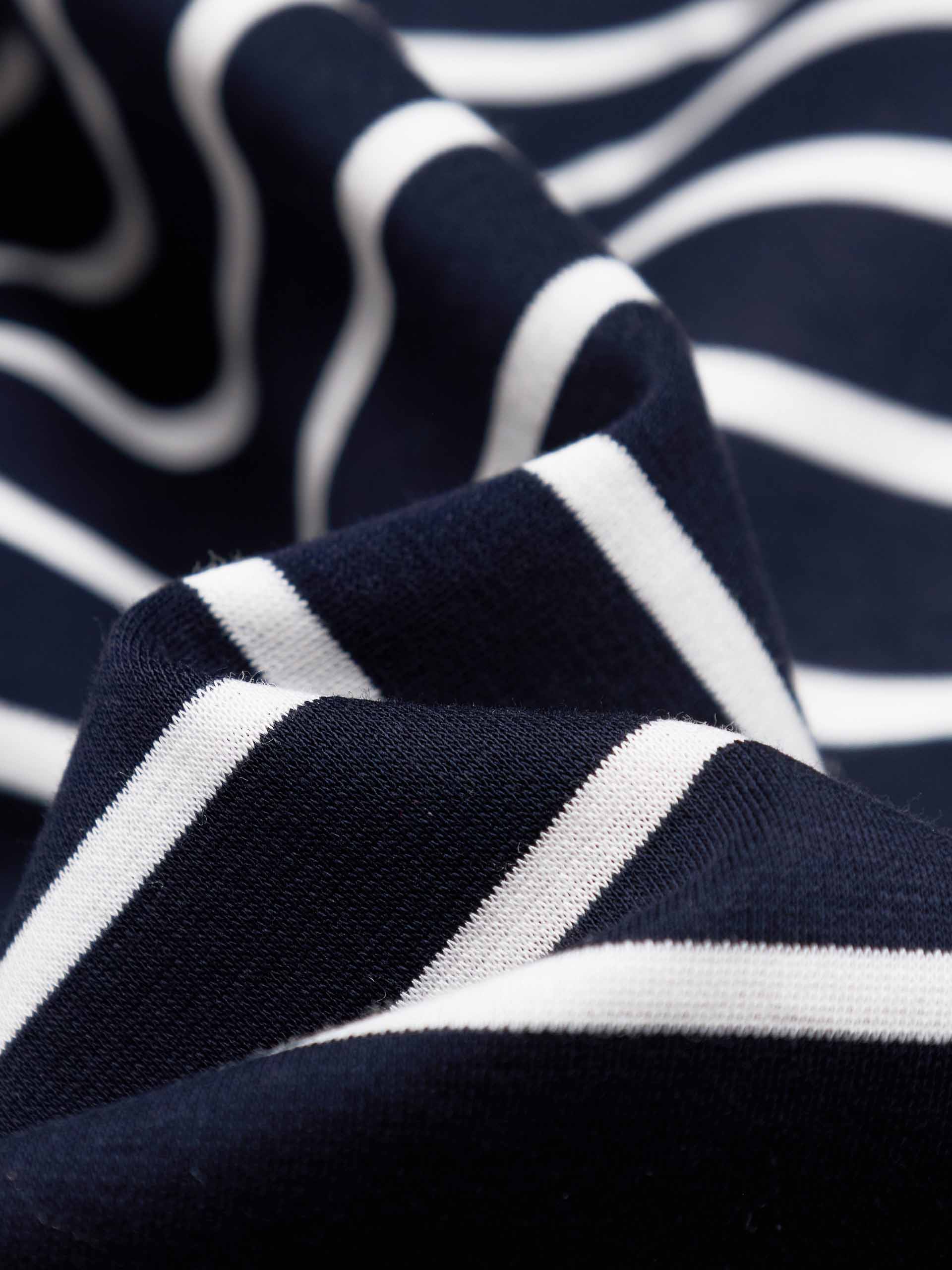 Sleeveless Striped Cotton Dress - Image 4