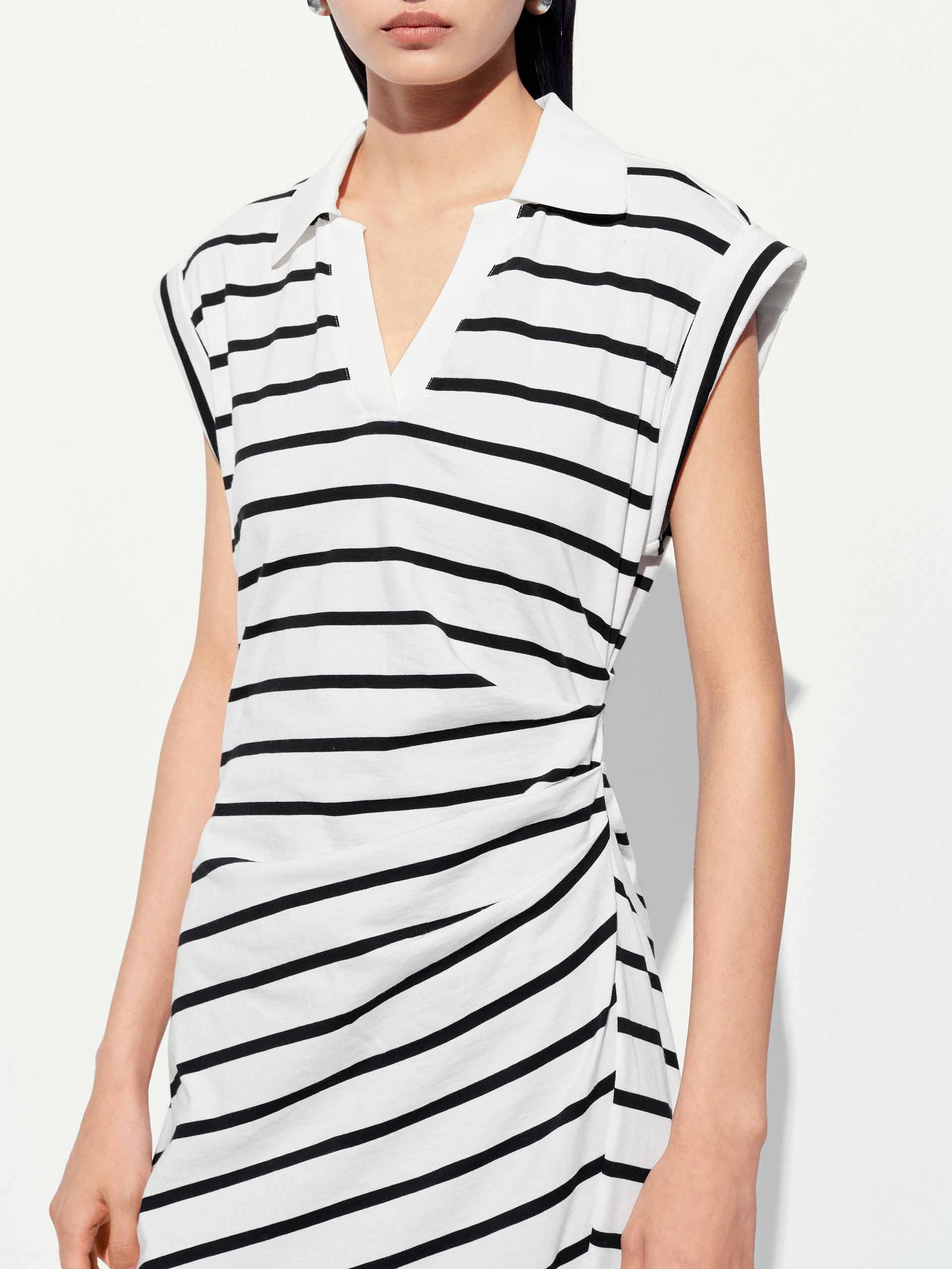 Sleeveless Striped Midi Dress - Image 8