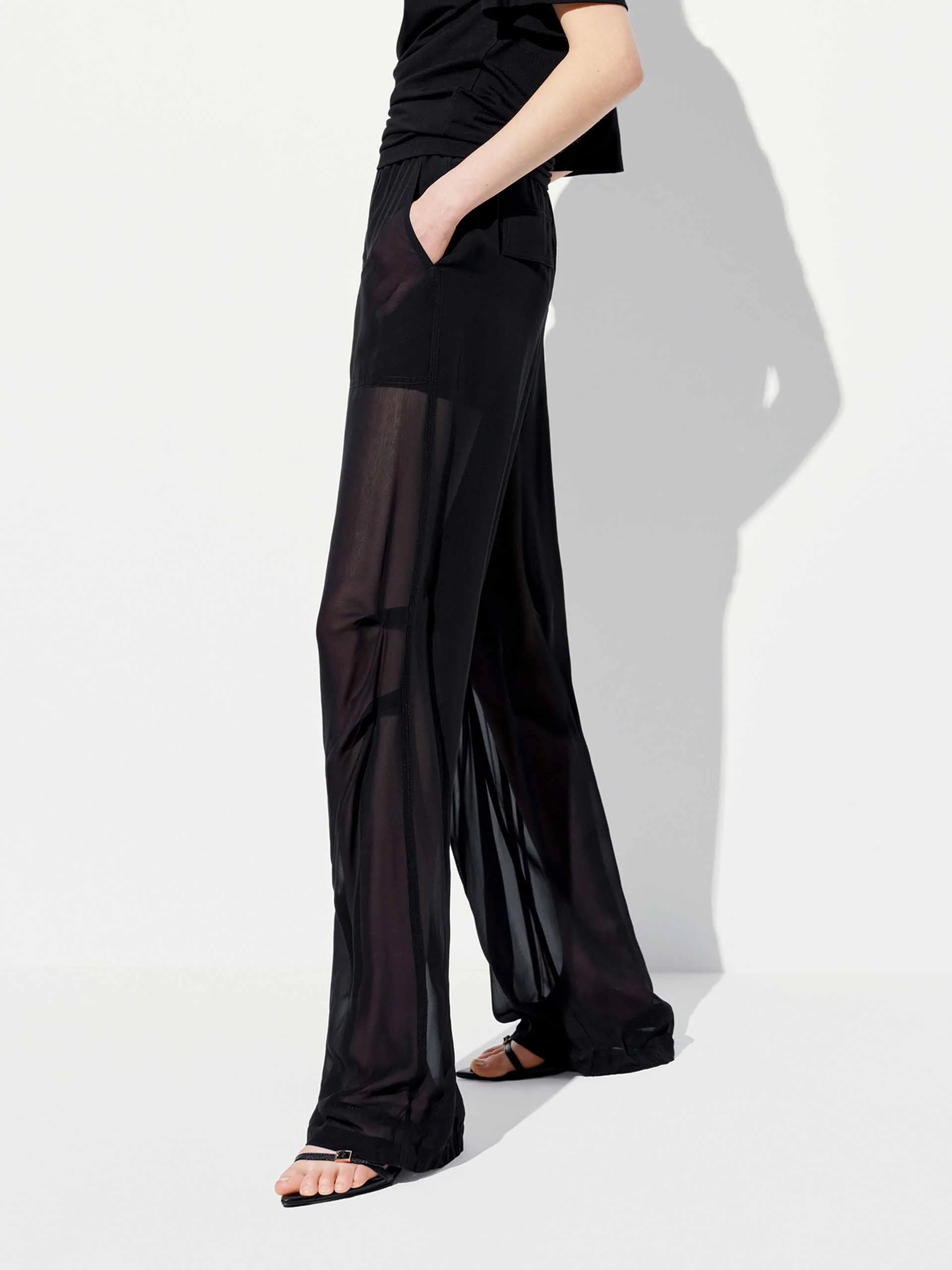 Slik Blend Straight Trousers - Image 6
