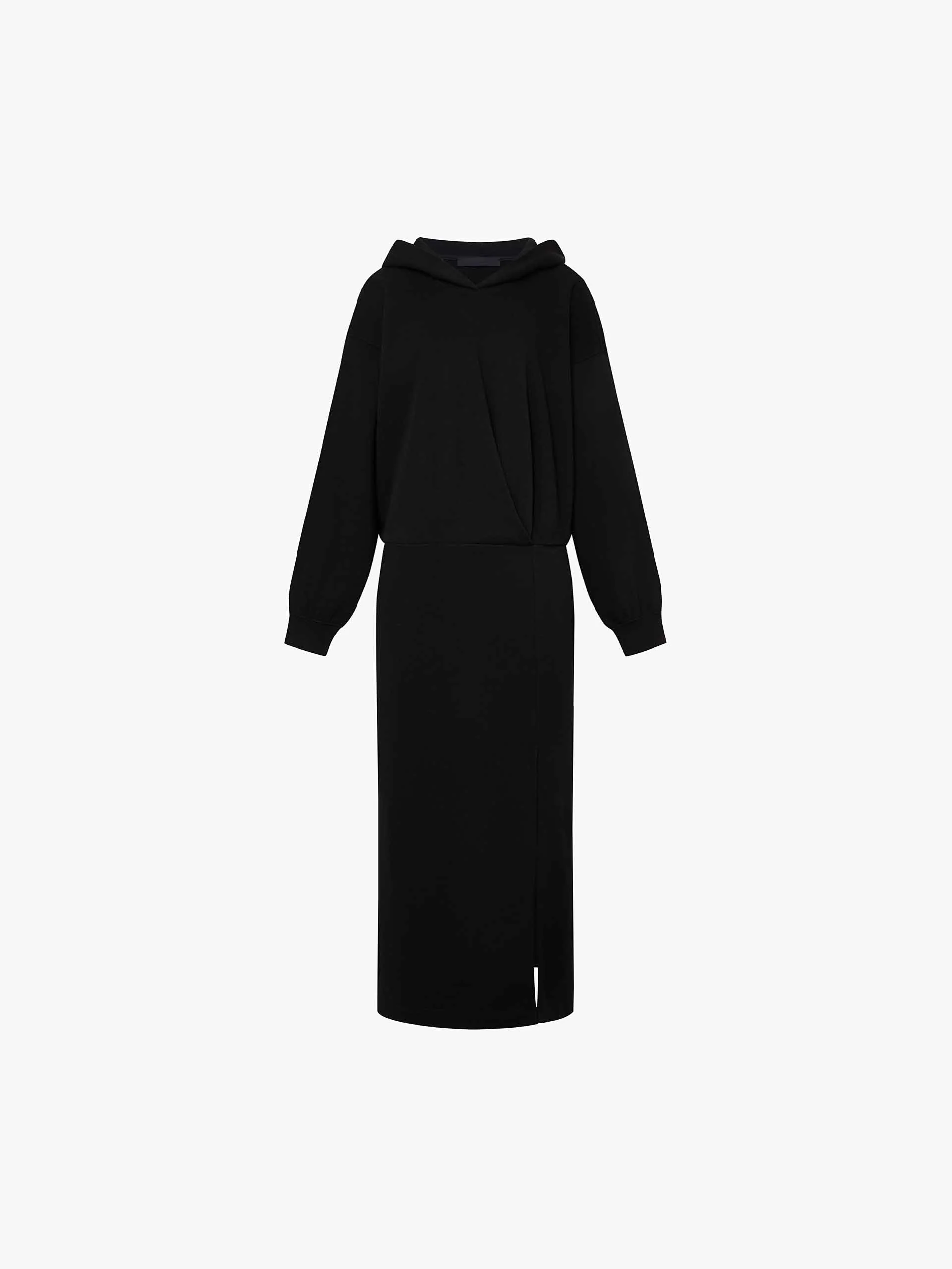 Slit Detail Hooded Dress - Image 13