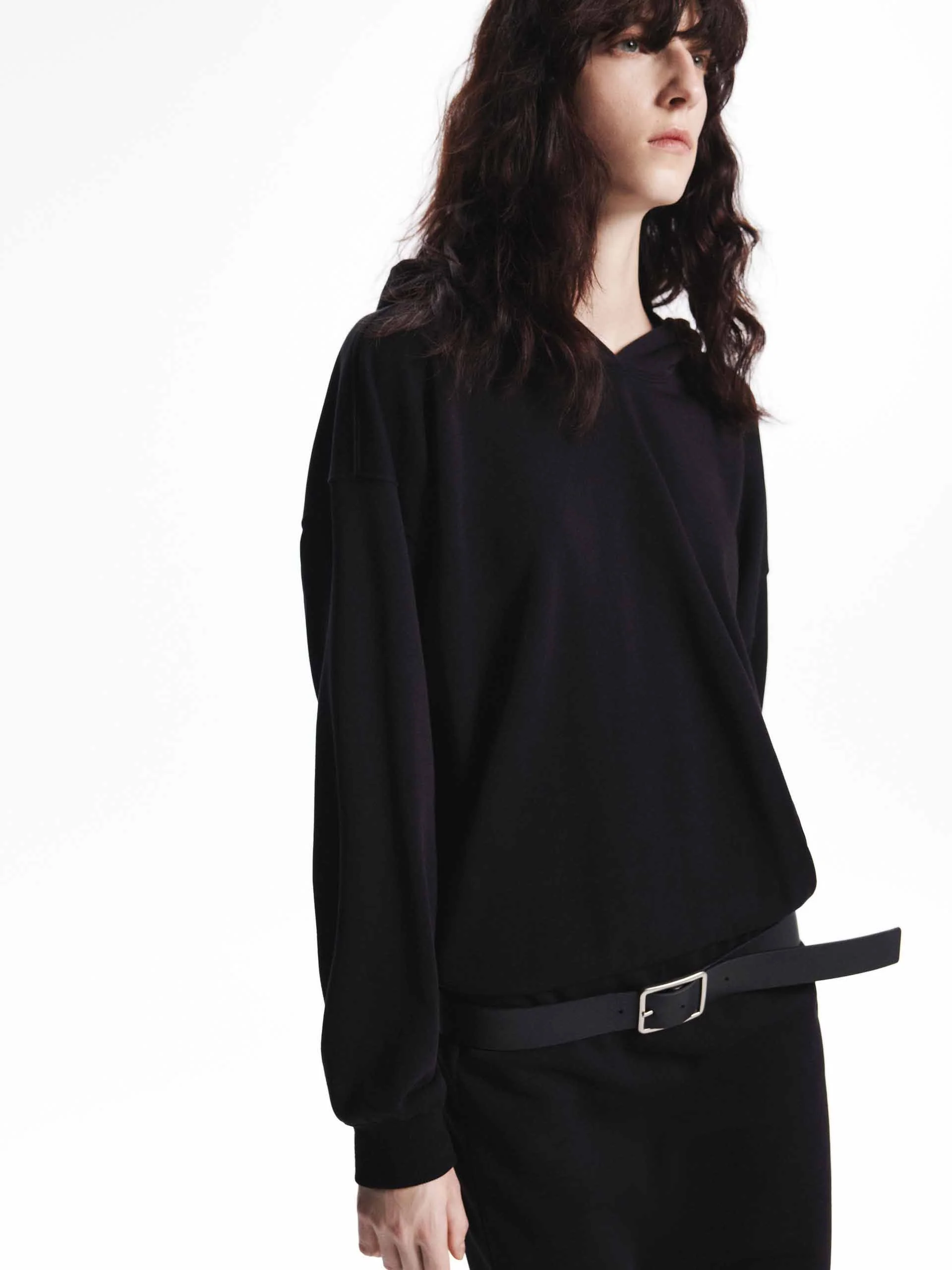 Slit Detail Hooded Dress - Image 15