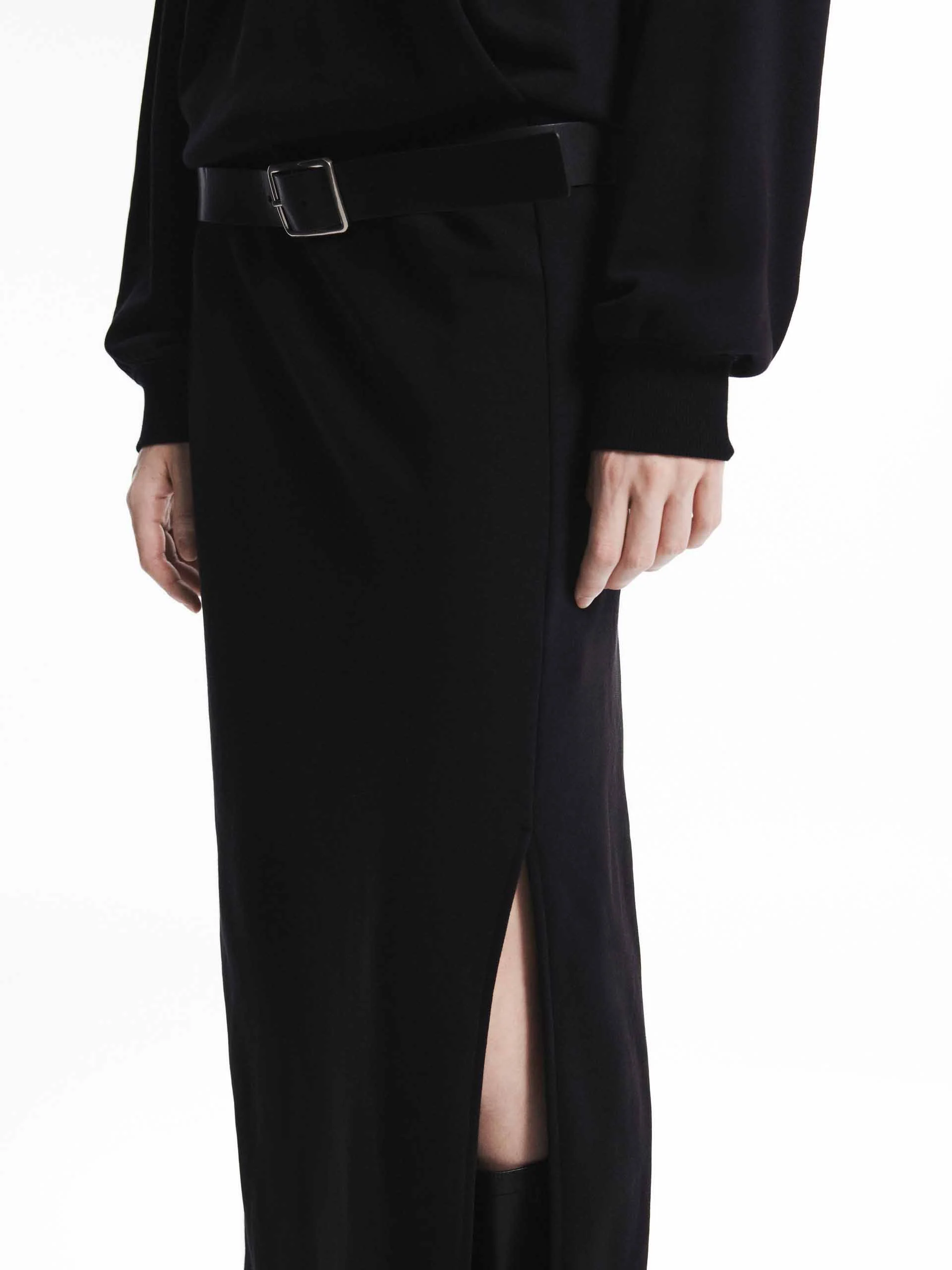 Slit Detail Hooded Dress - Image 16