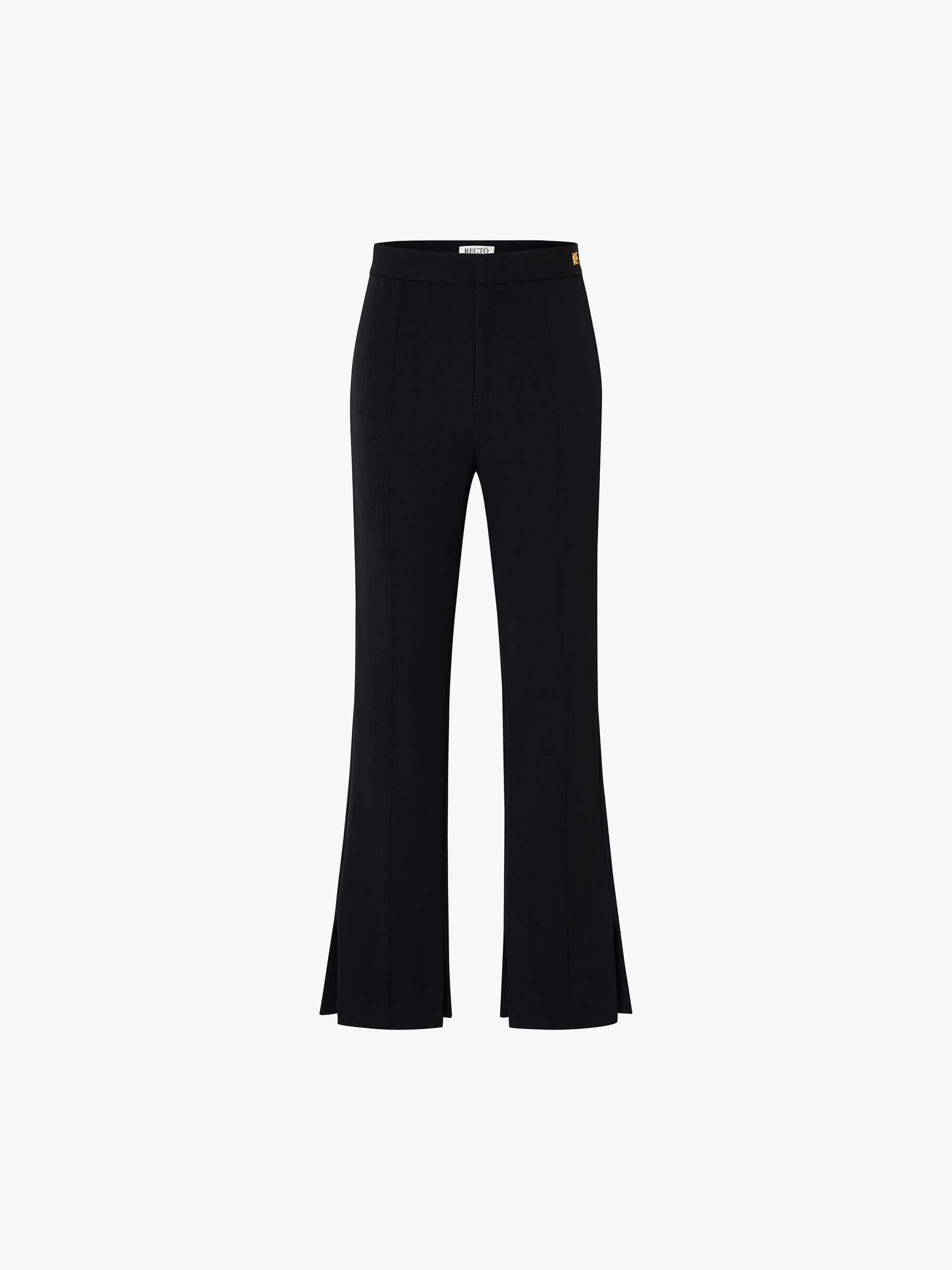 Slit Hem Straight Pants - Image 5