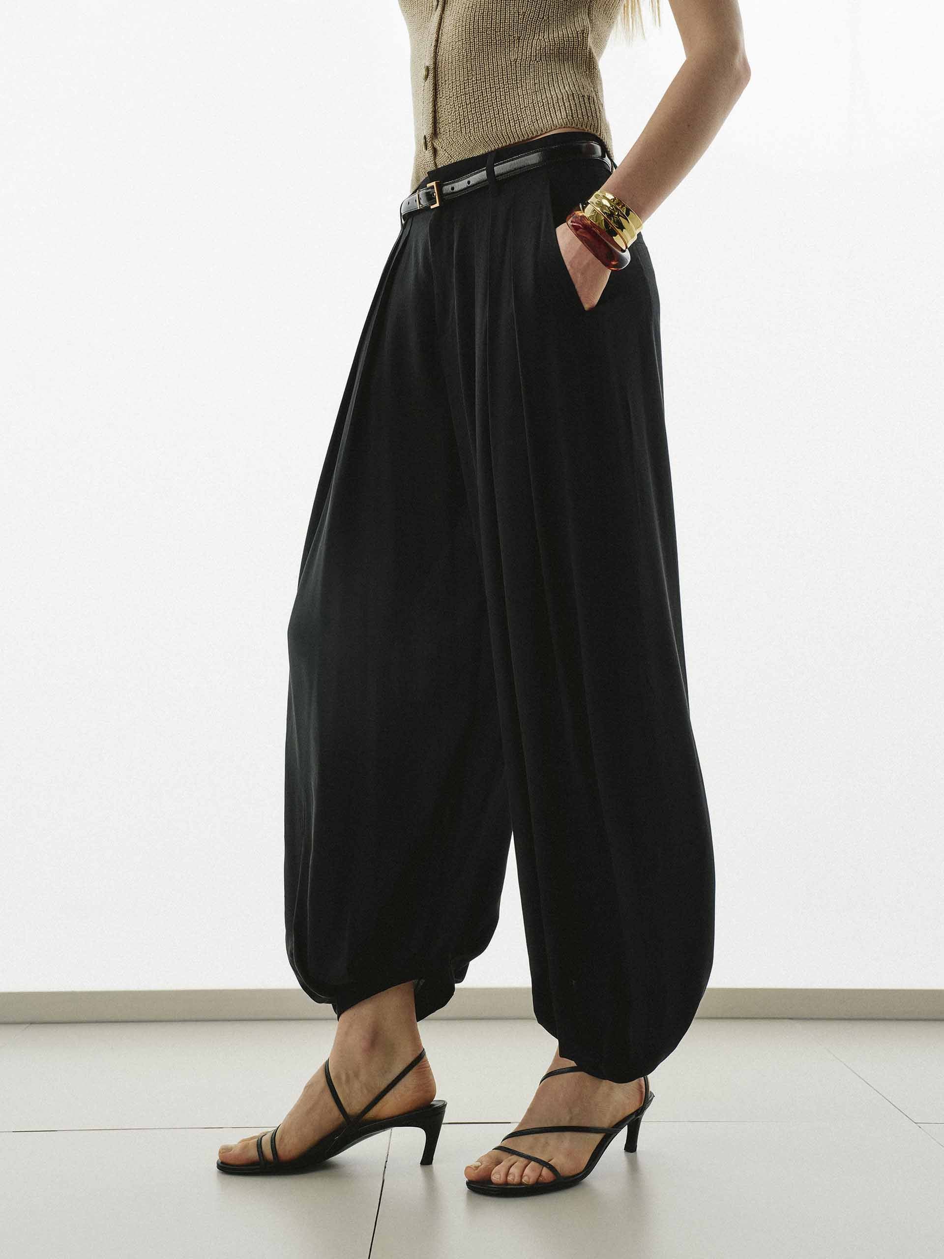 Smooth Silk Balloon Pants - Image 6