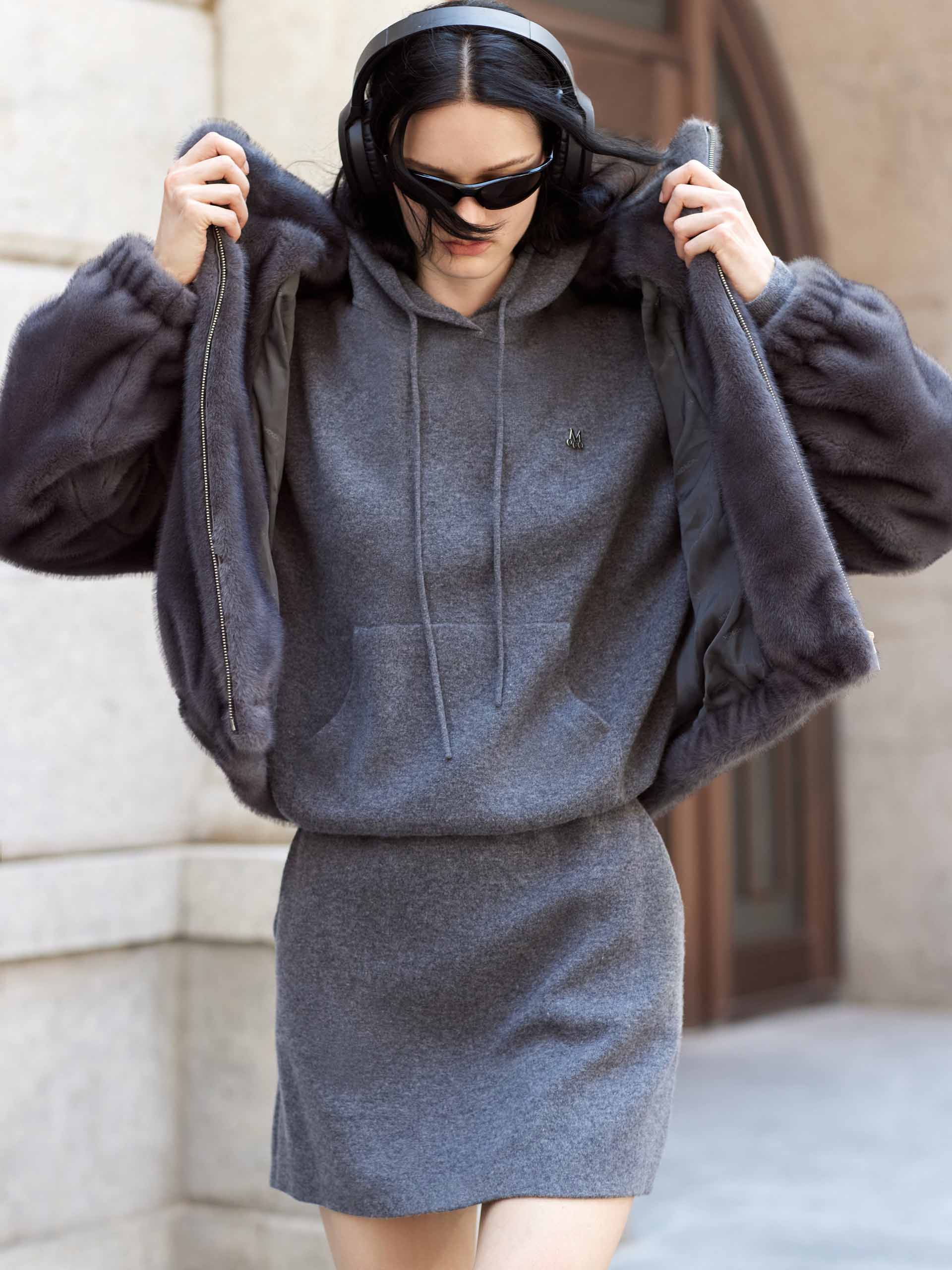 Soft Hood Fuzzy Coat - Image 6