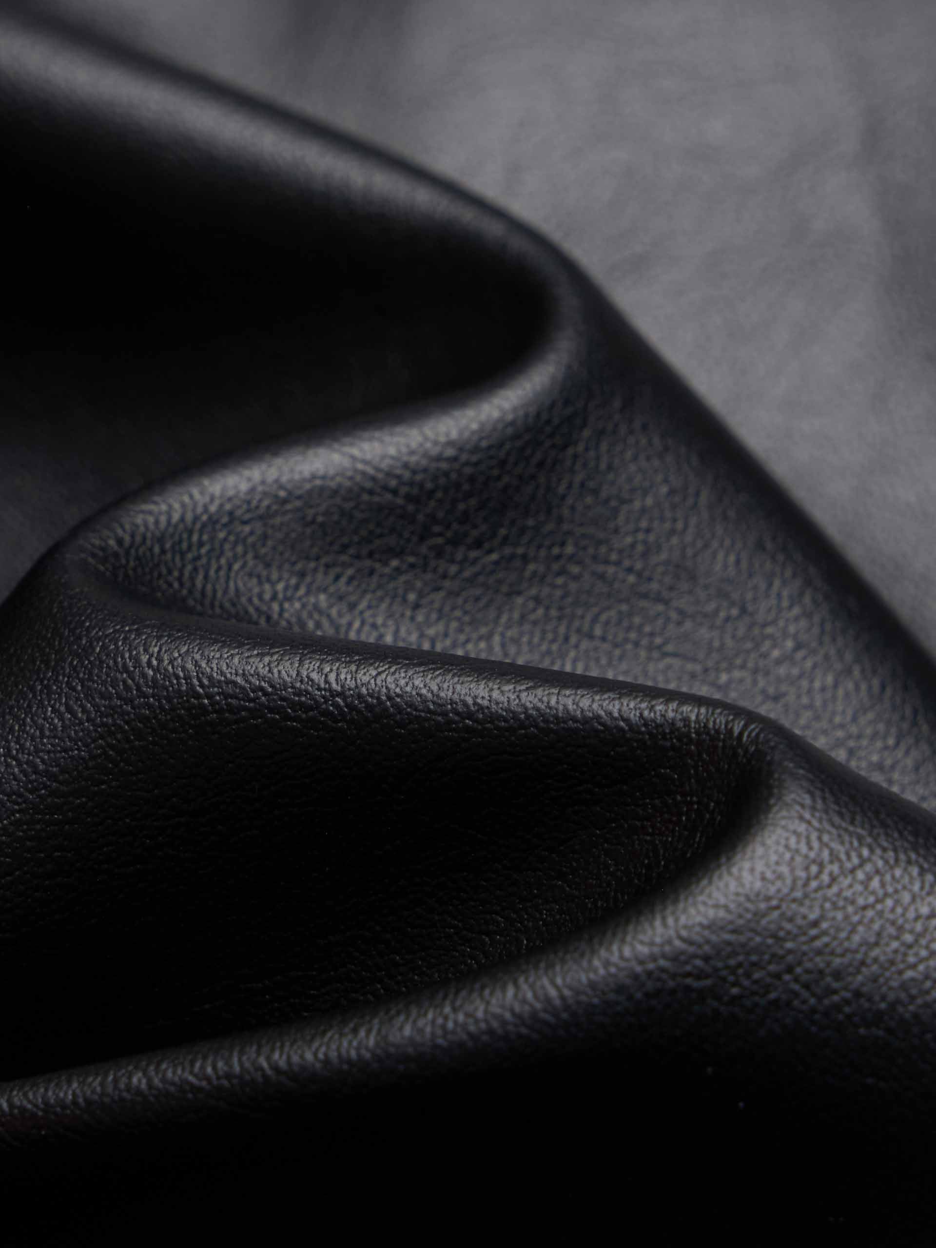 Soft Leather Pleated Skort - Image 4