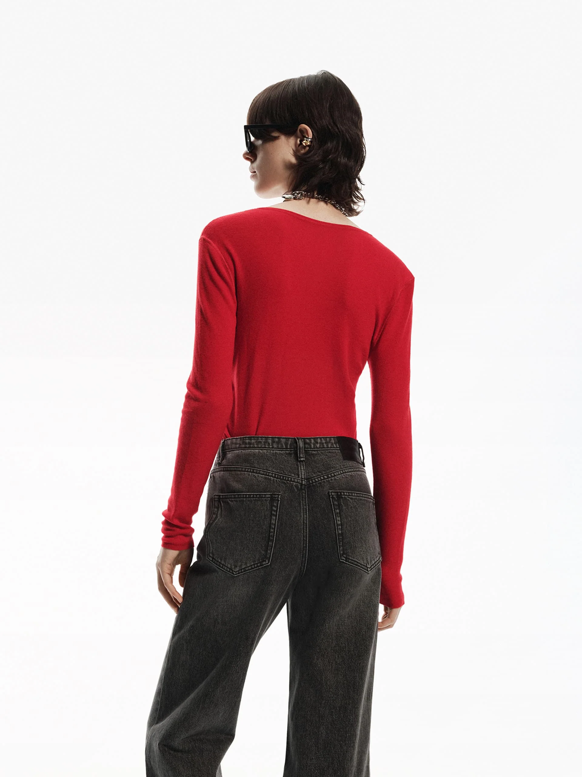 Soft Wool Knit Cardigan - Image 3