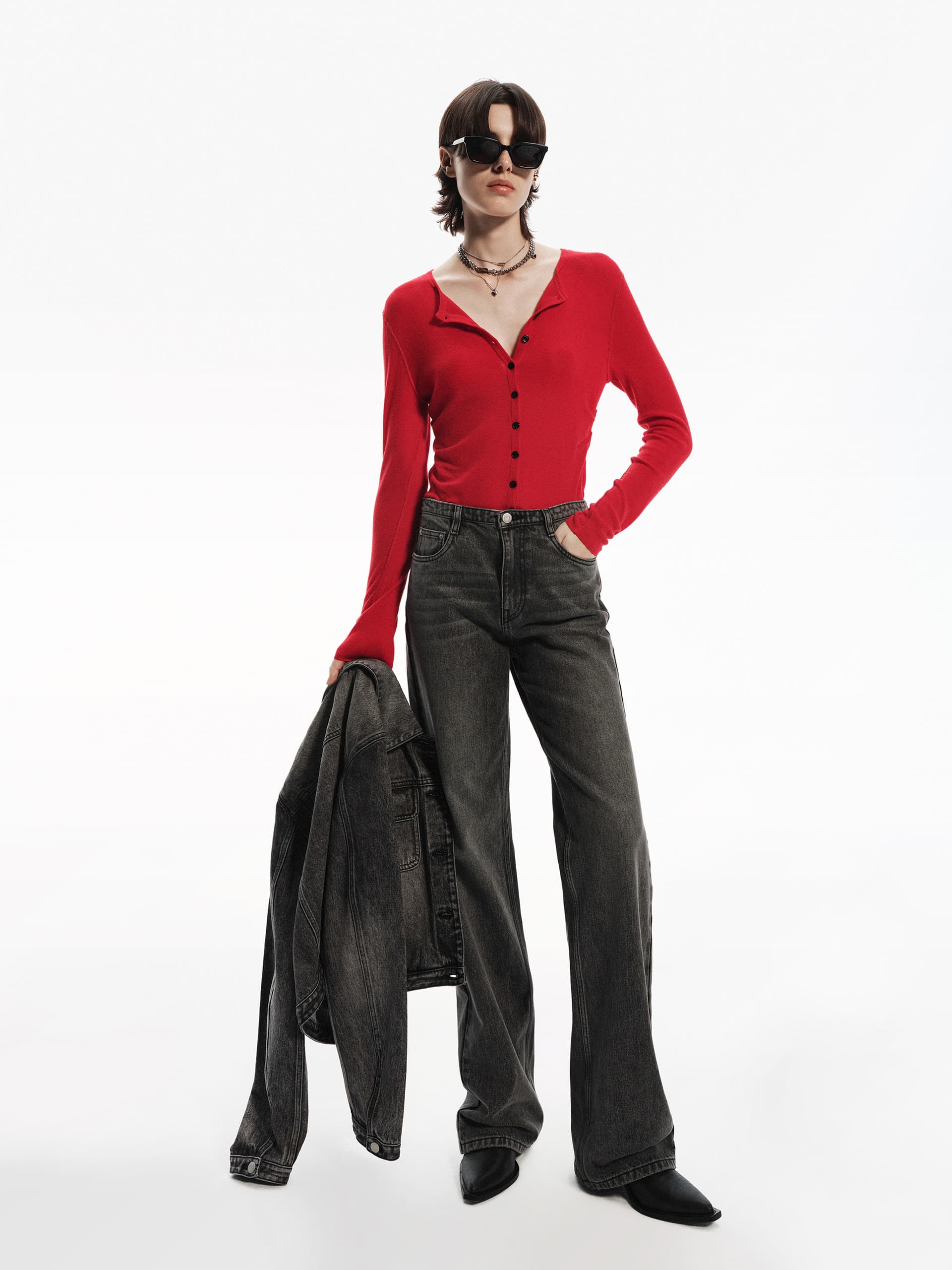 Soft Wool Knit Cardigan - Image 6