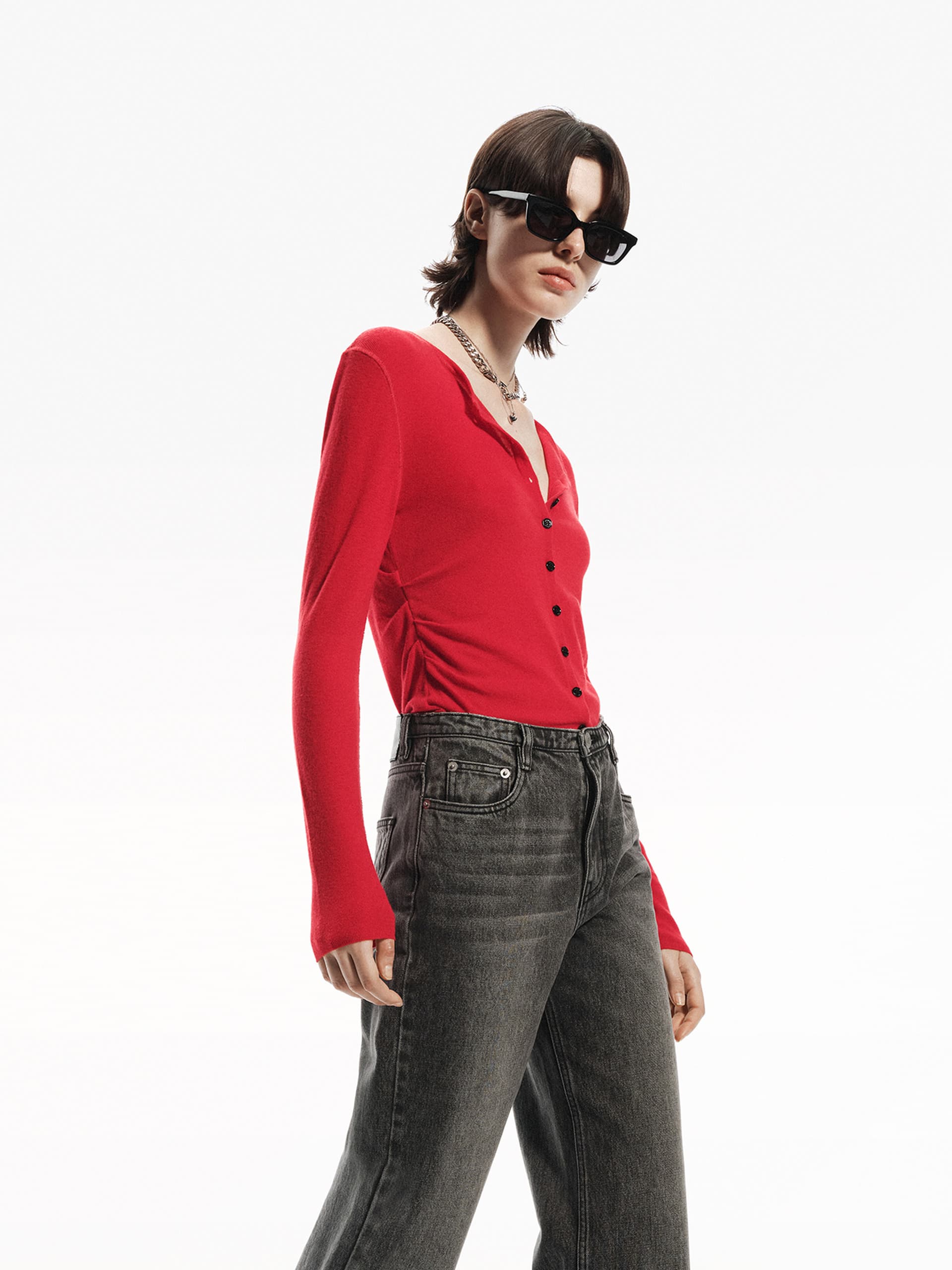 Soft Wool Knit Cardigan - Image 7