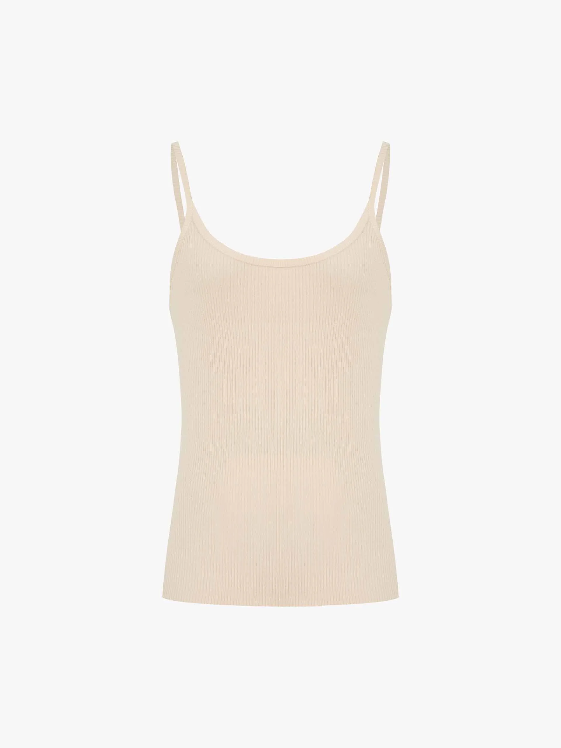 Spaghetti Straps Knitted Tank Top - Image 13