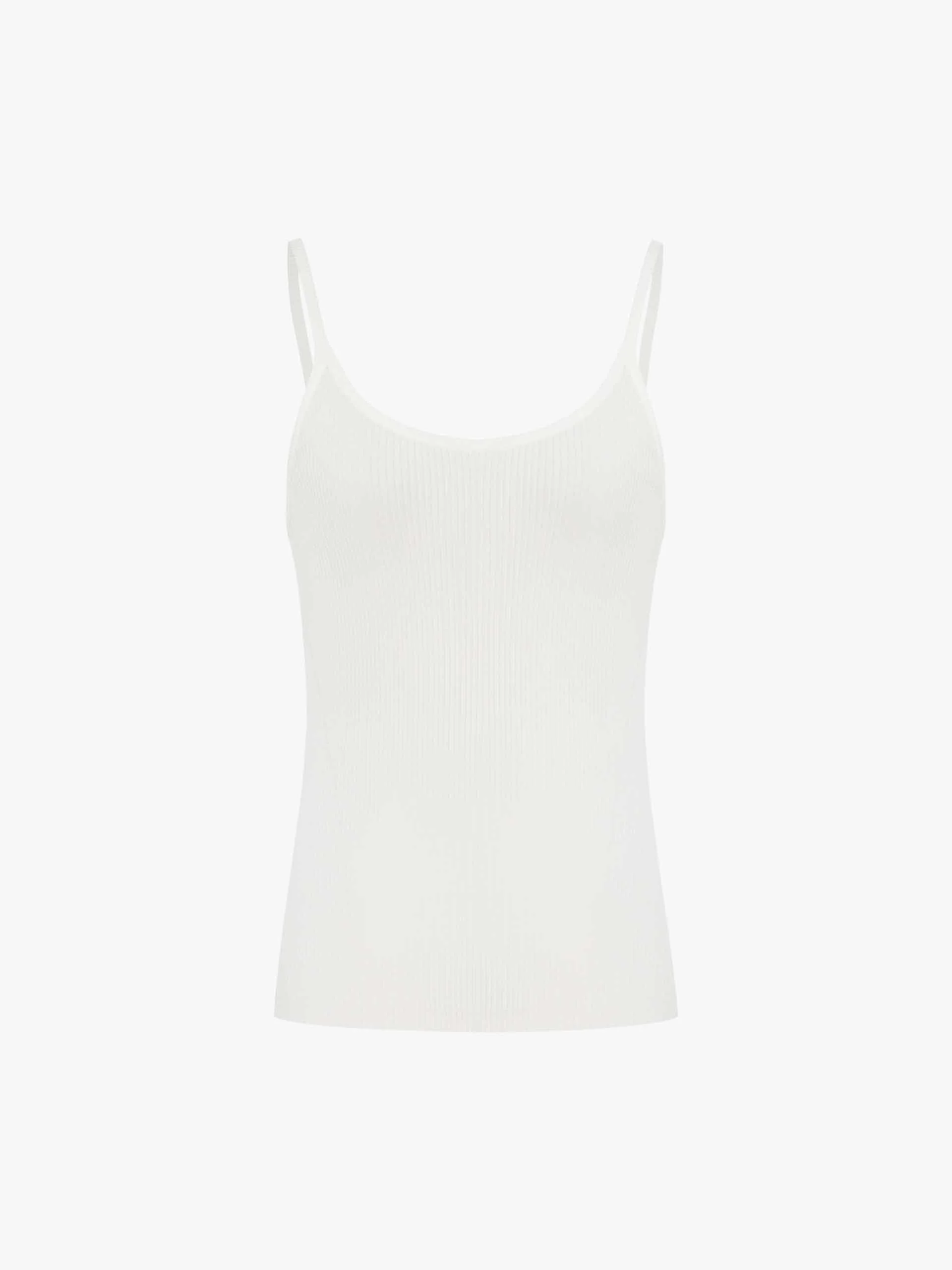 Spaghetti Straps Knitted Tank Top - Image 5