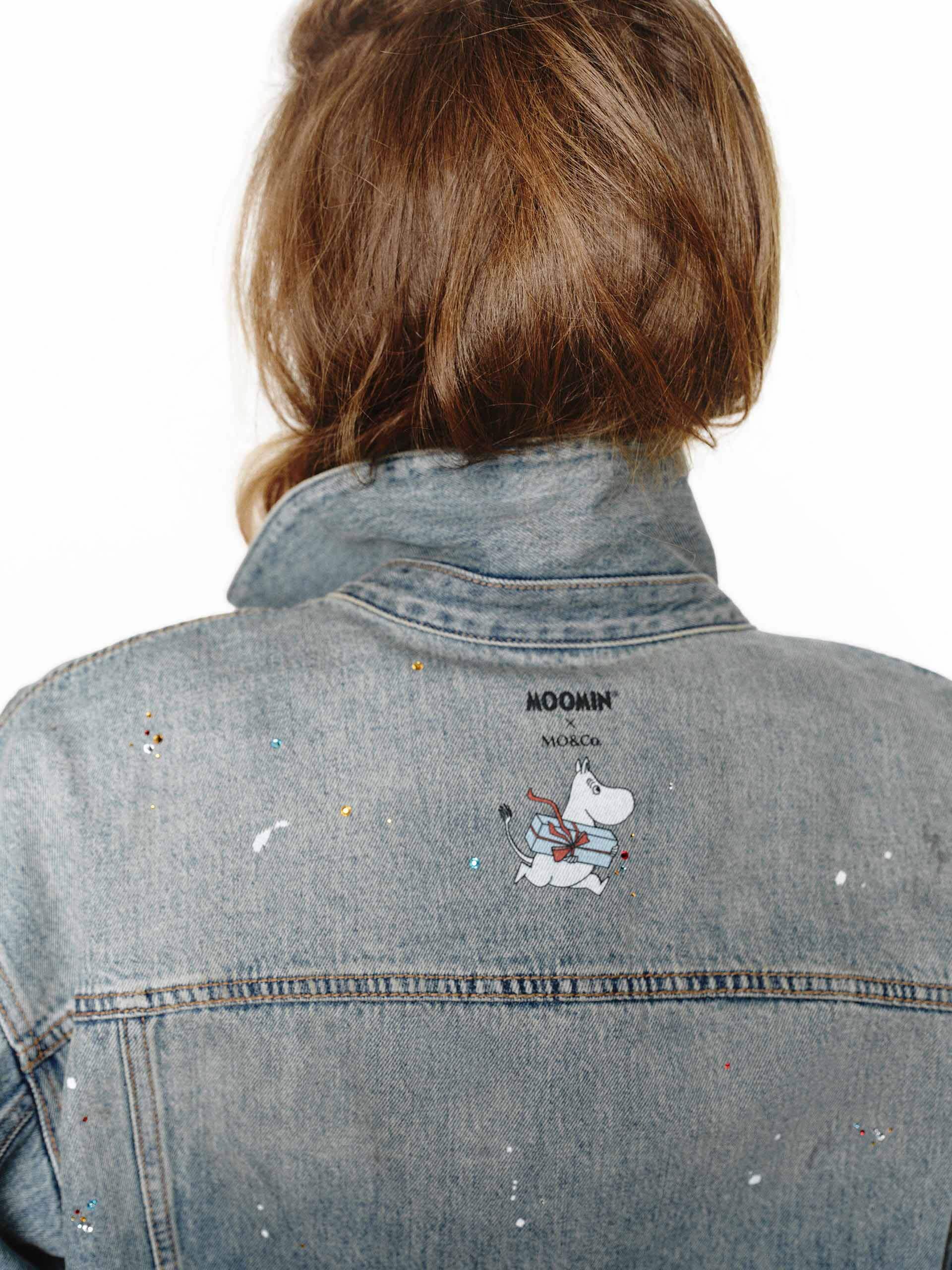 Splatter Graffiti Denim Jacket - Image 8