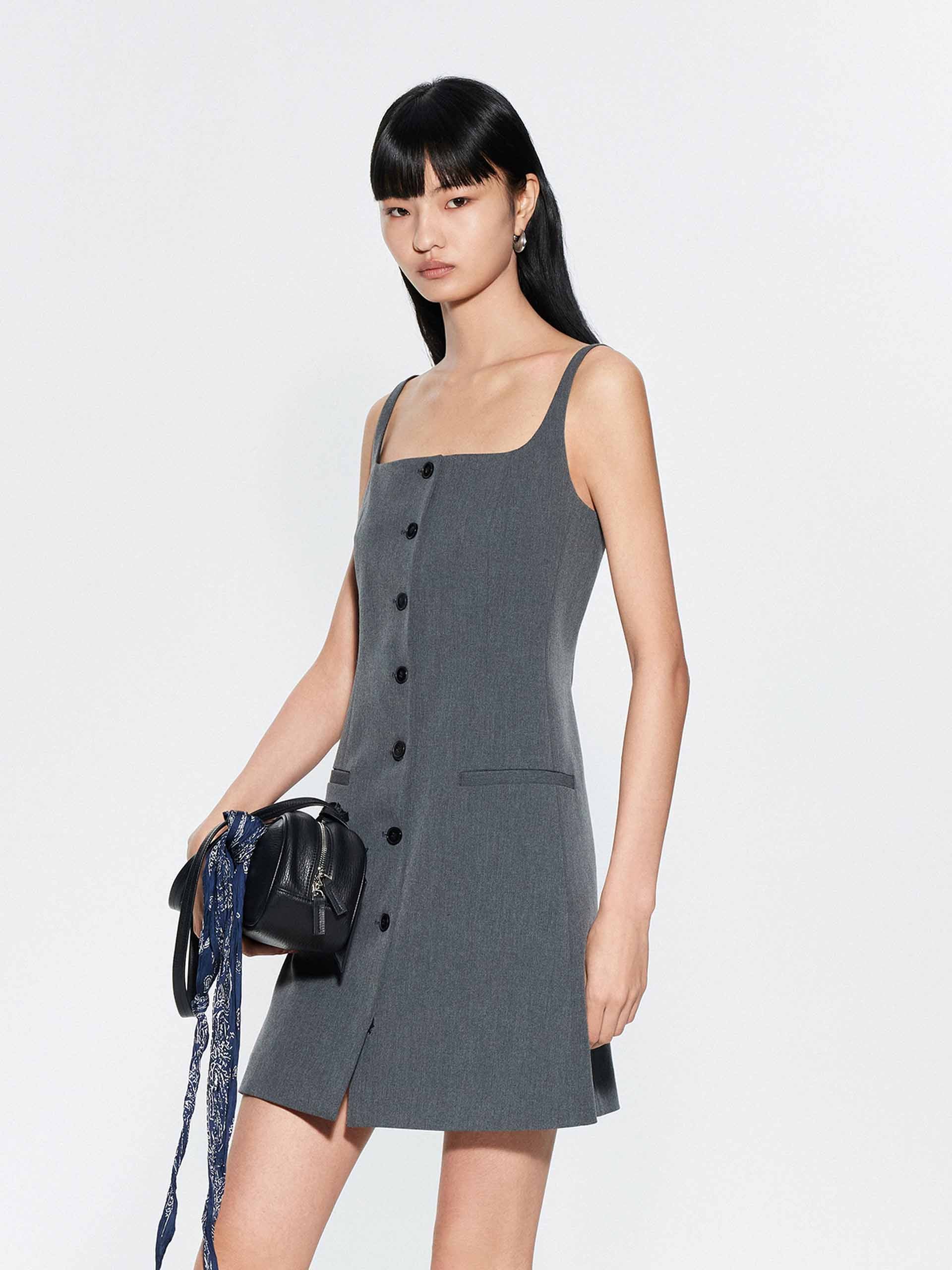 Square Collar Cami Dress - Image 7