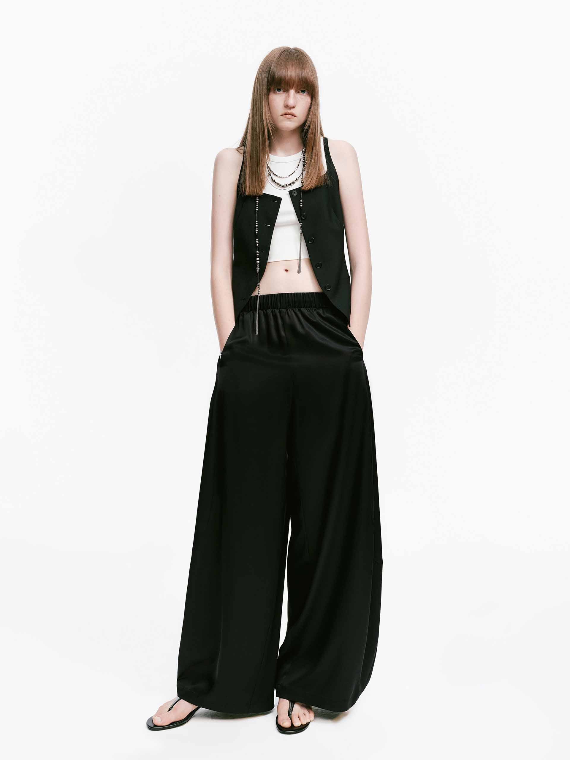 Square Neck Crop Waistcoat - Image 2