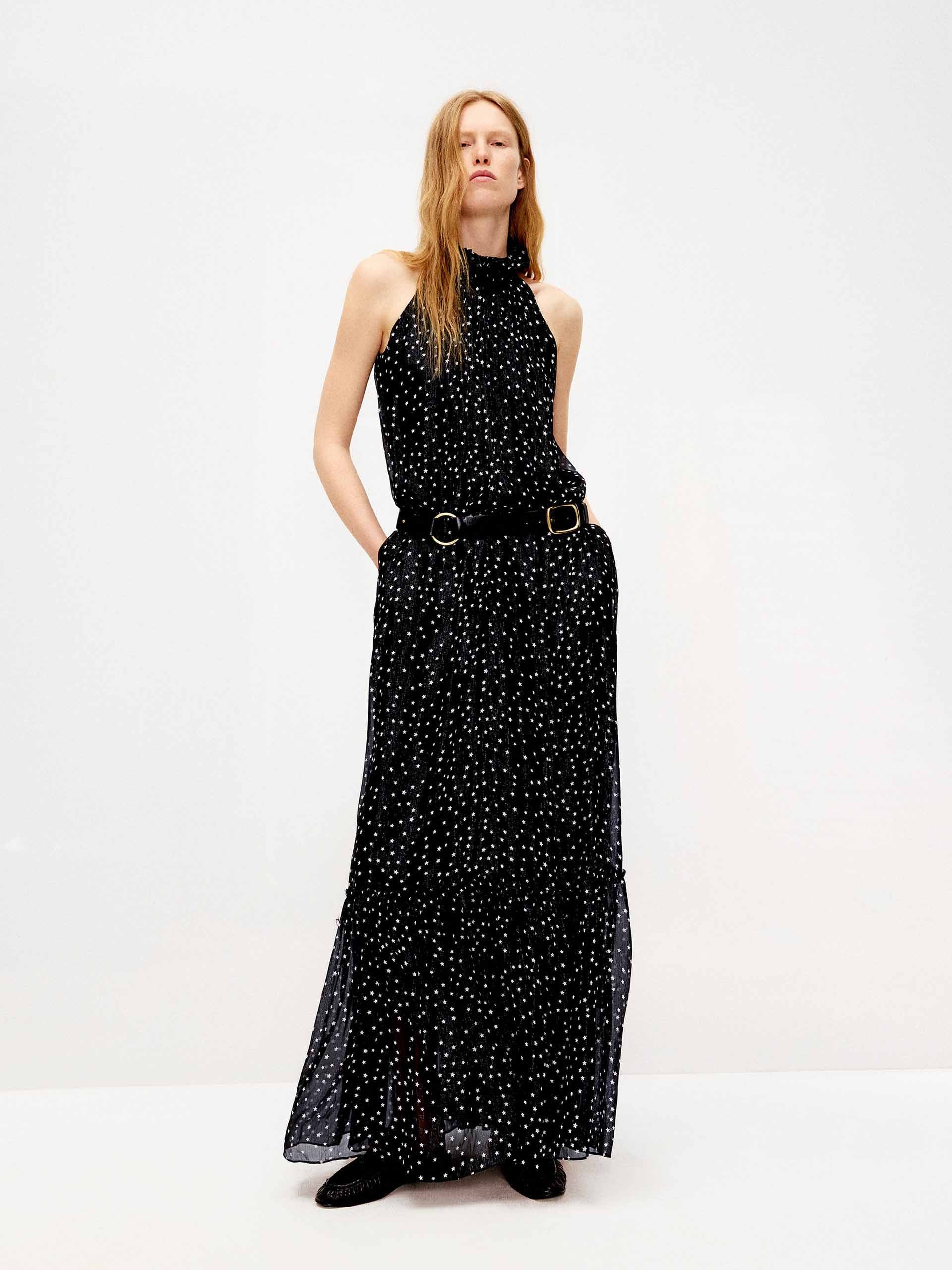 Star Printed Flowy Dress - Image 2
