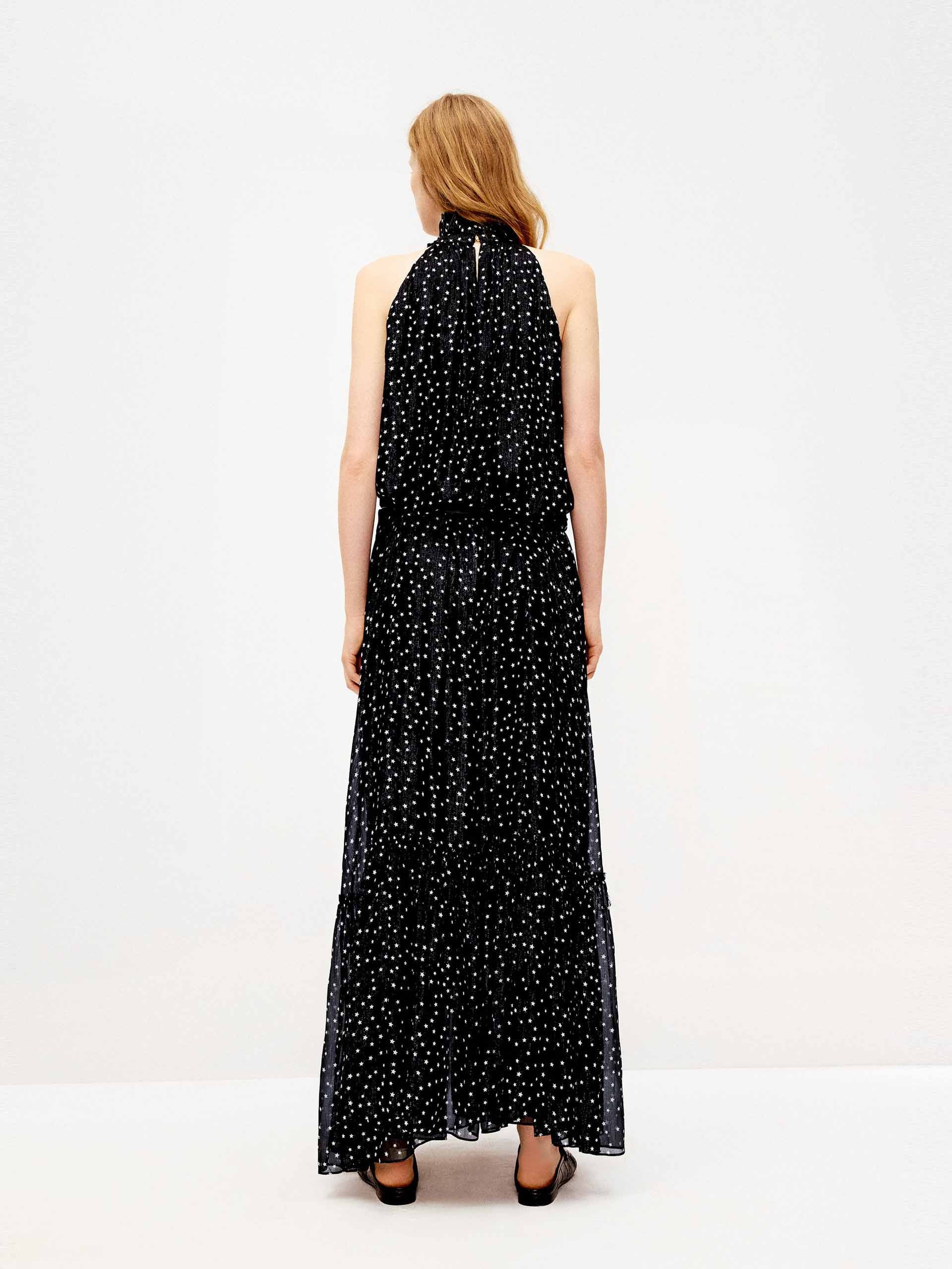 Star Printed Flowy Dress - Image 6