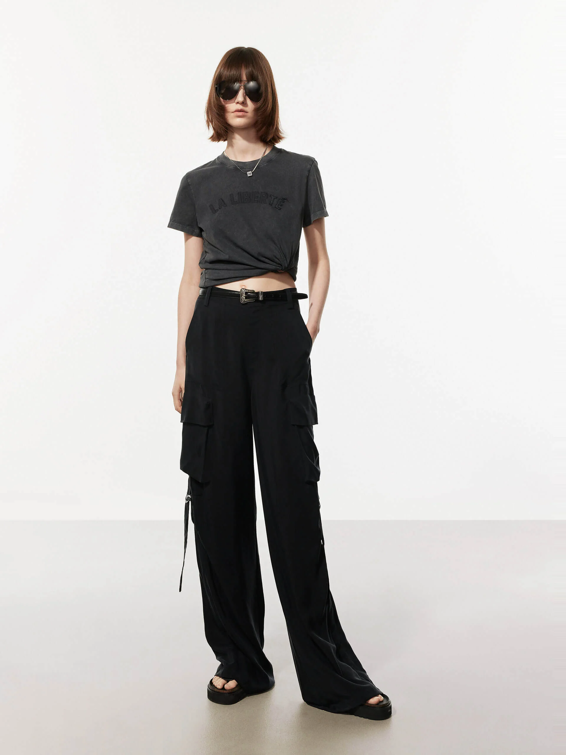 Straight Cargo Style Pants - Image 18