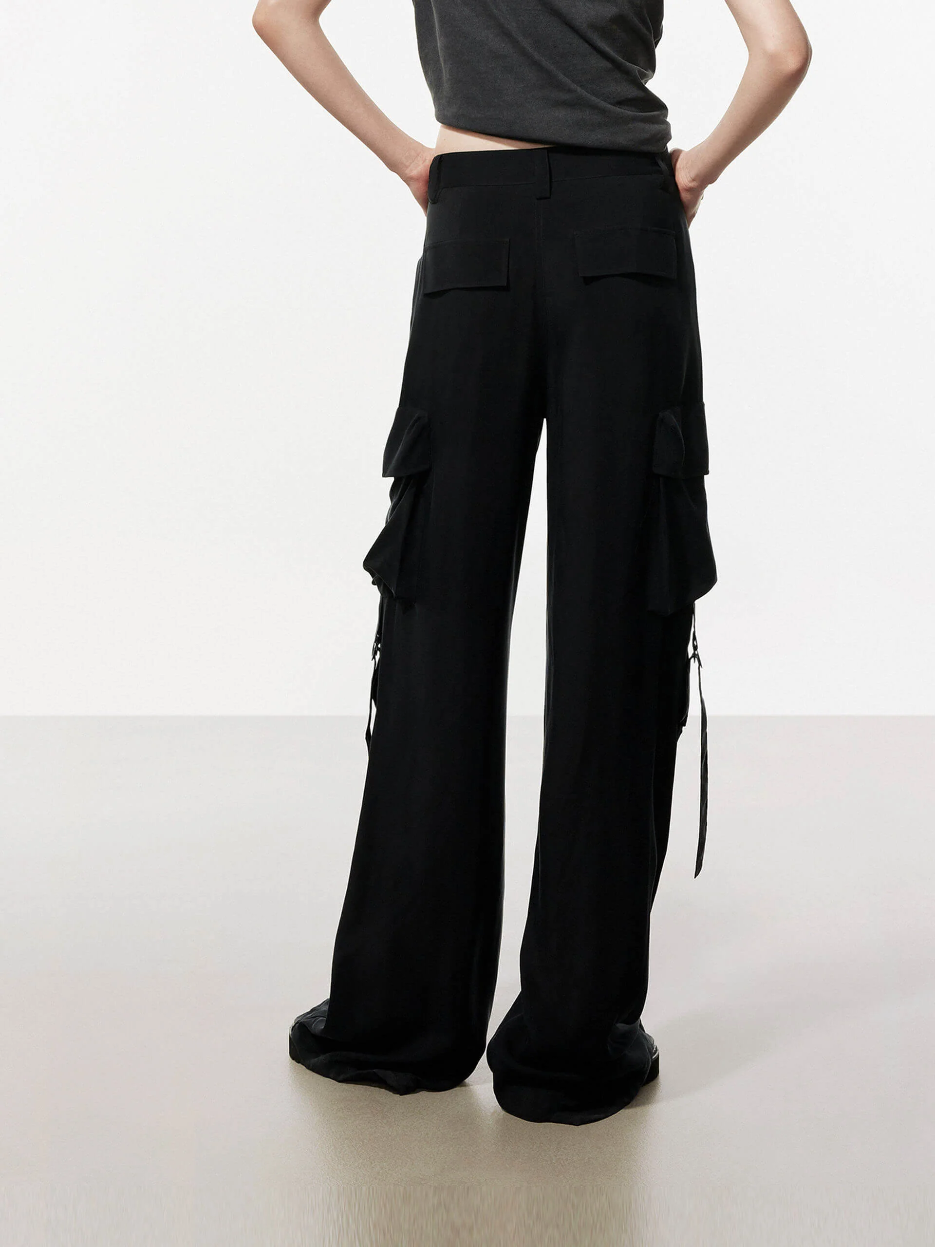 Straight Cargo Style Pants - Image 19