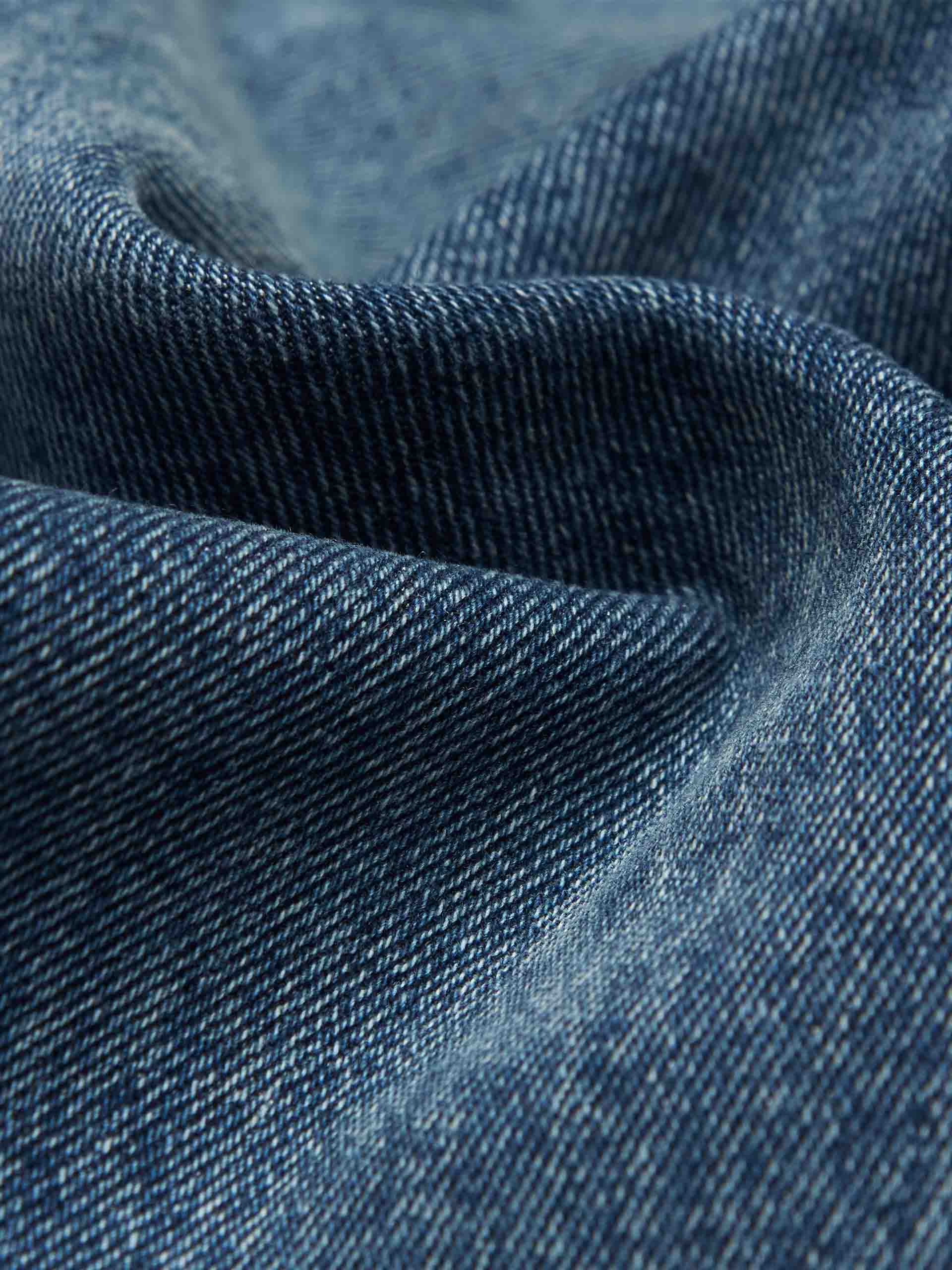 Straight Cotton Blend Jeans - Image 3