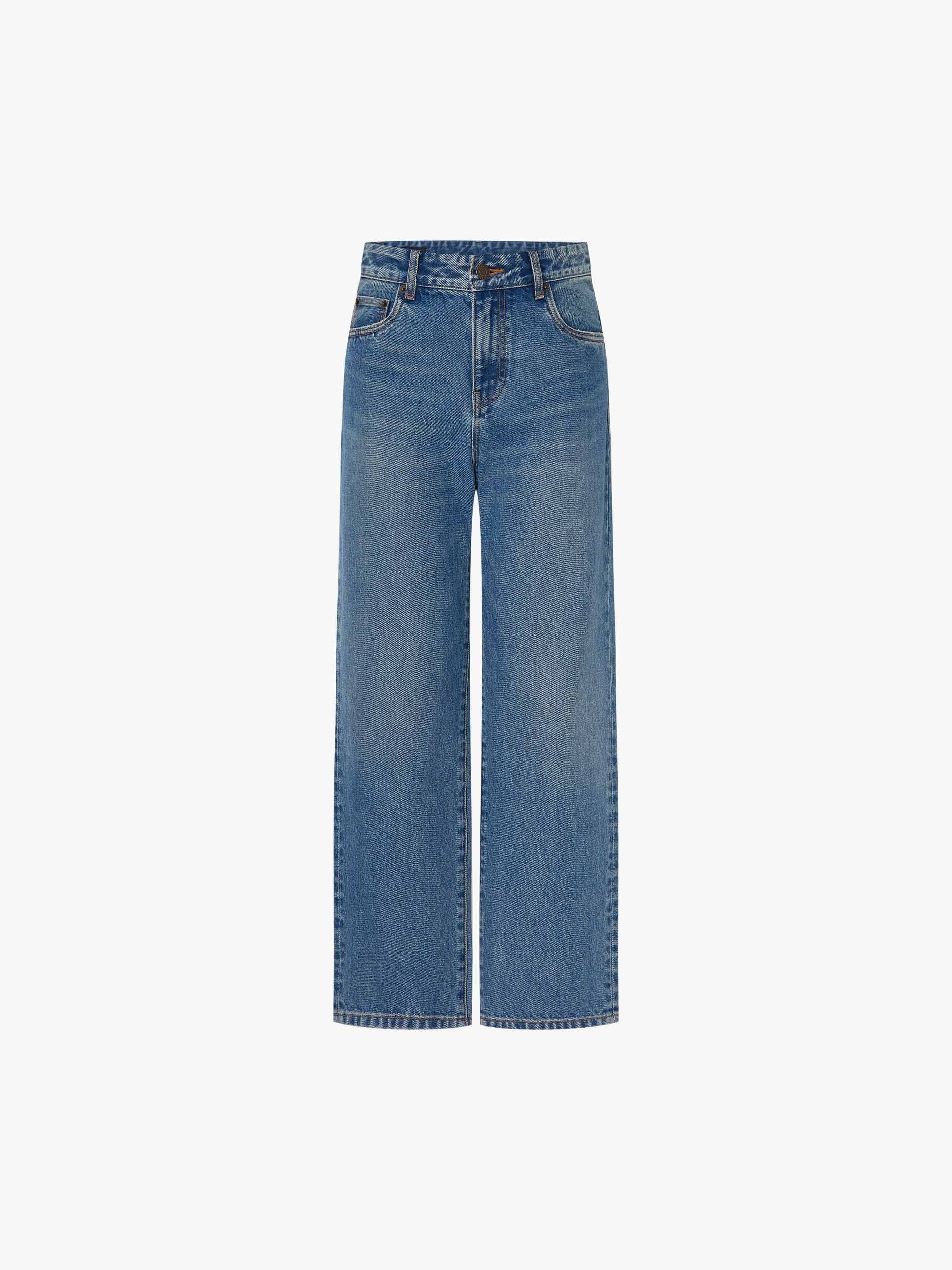 Straight Cut Blue Jeans - Image 5
