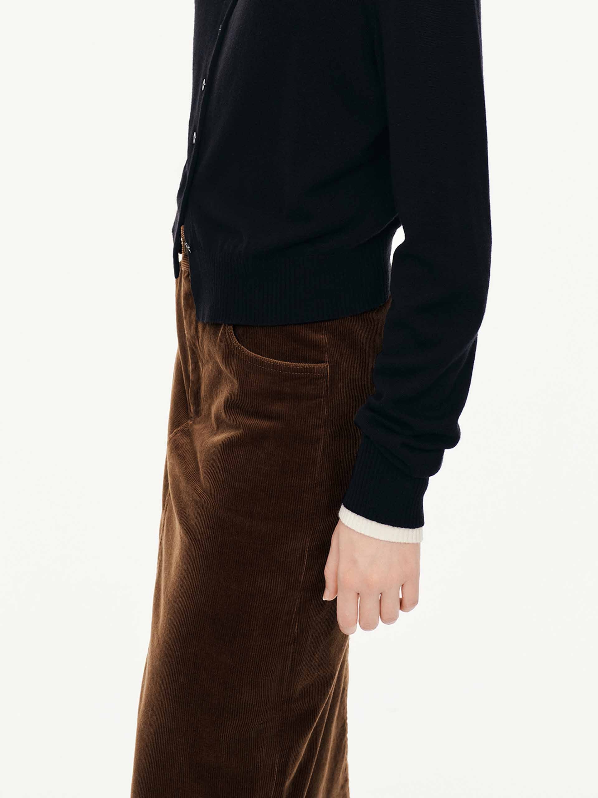 Straight Cut Corduroy Skirt - Image 7
