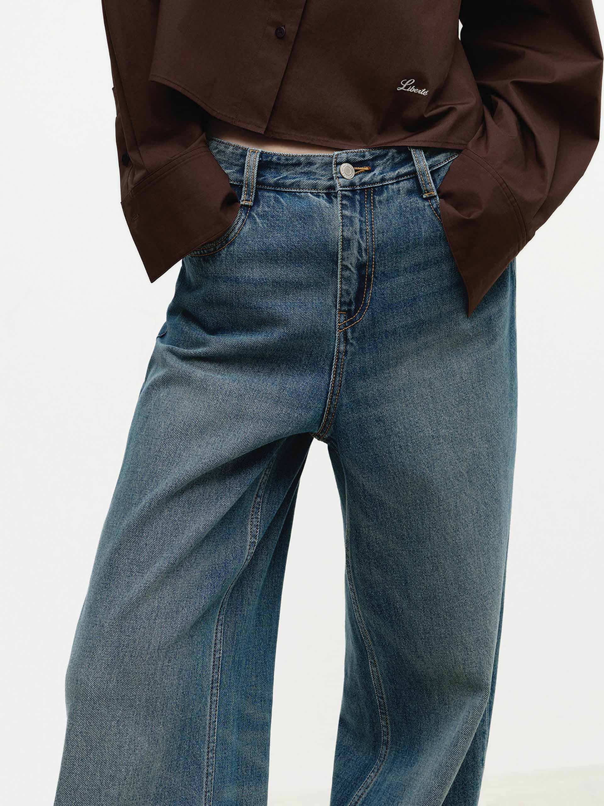 Straight Cut Cotton Jeans - Image 7
